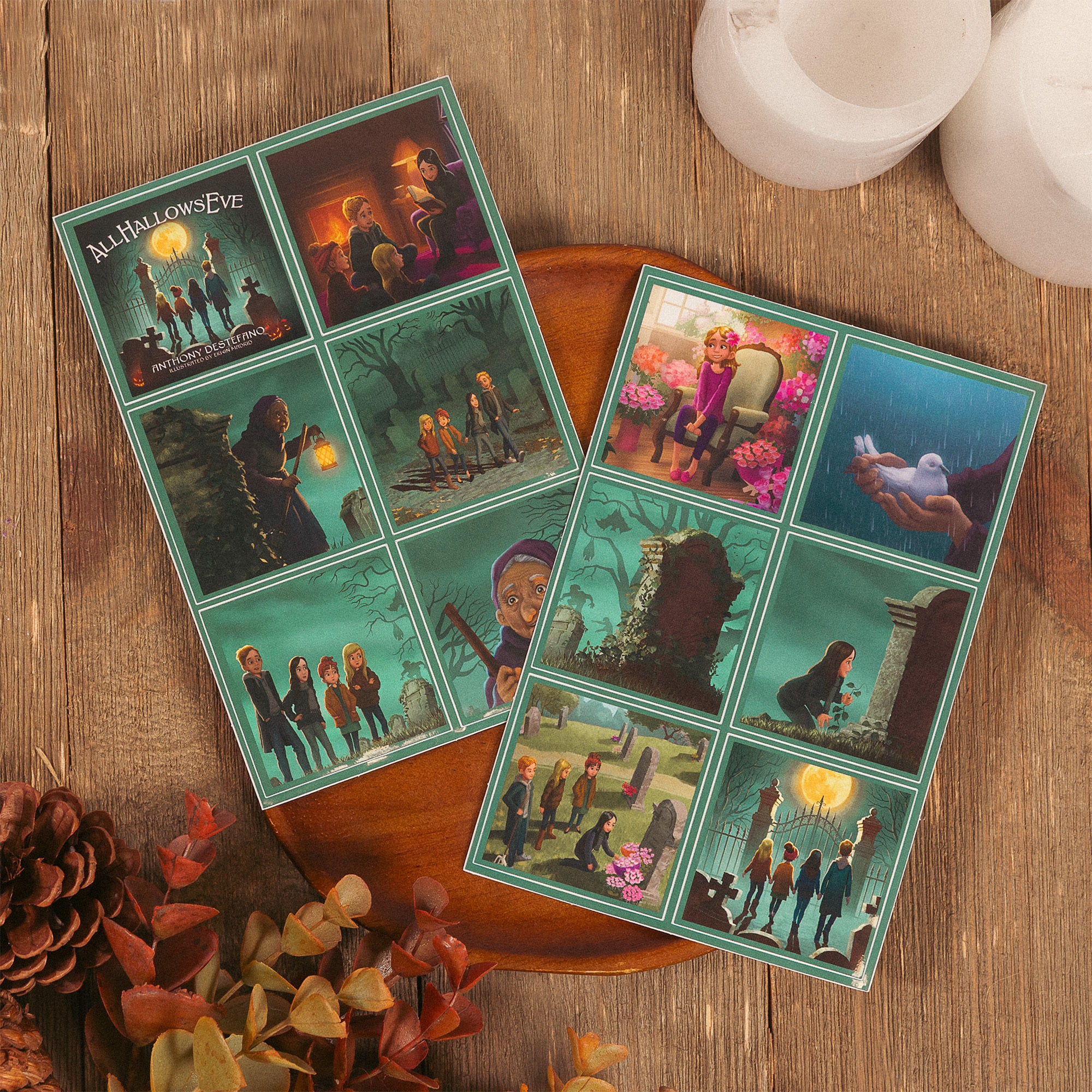 All Hallows Eve Book & Sticker Sheets Set - Image 2