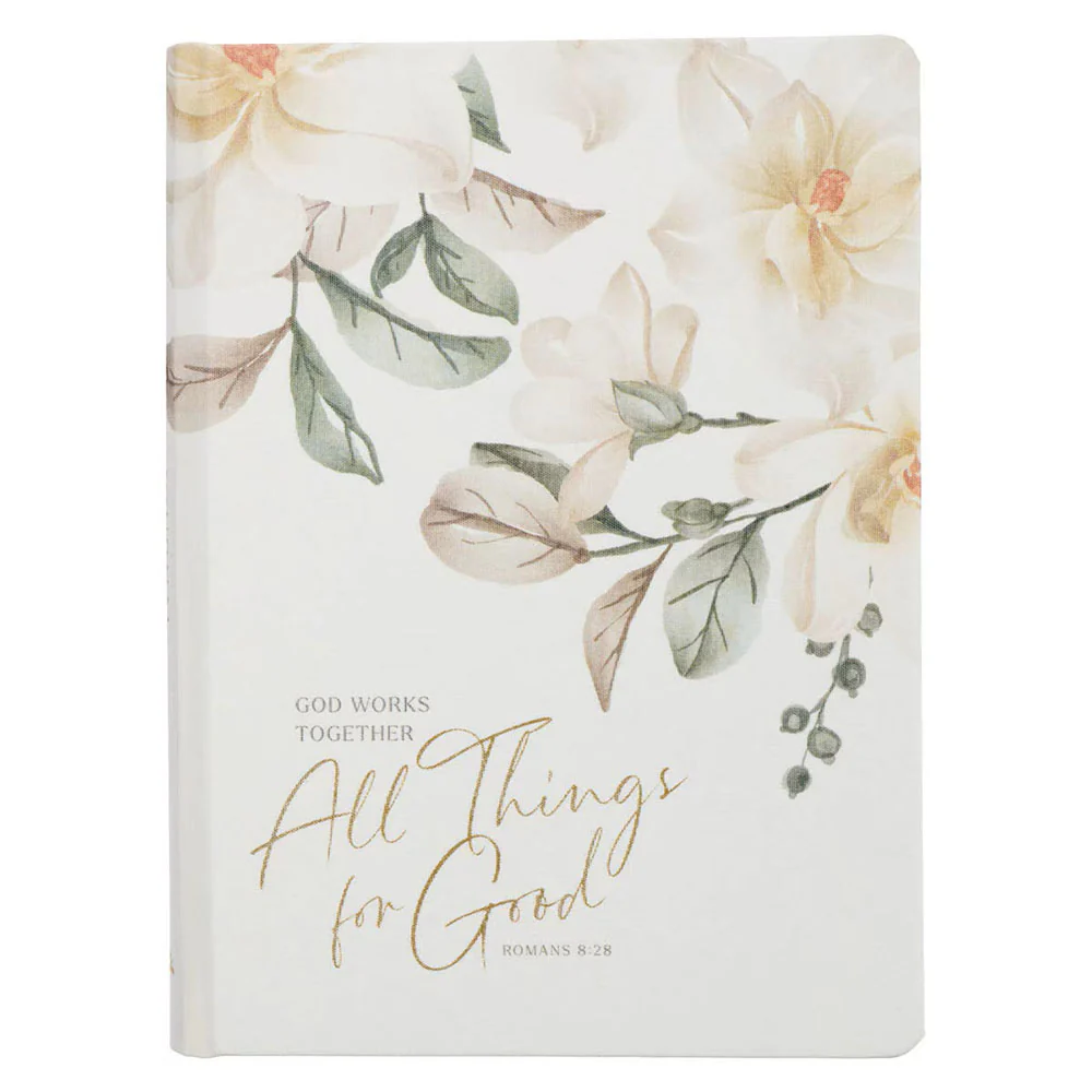 All Things for Good Floral & Gold Foil Hardcover Journal