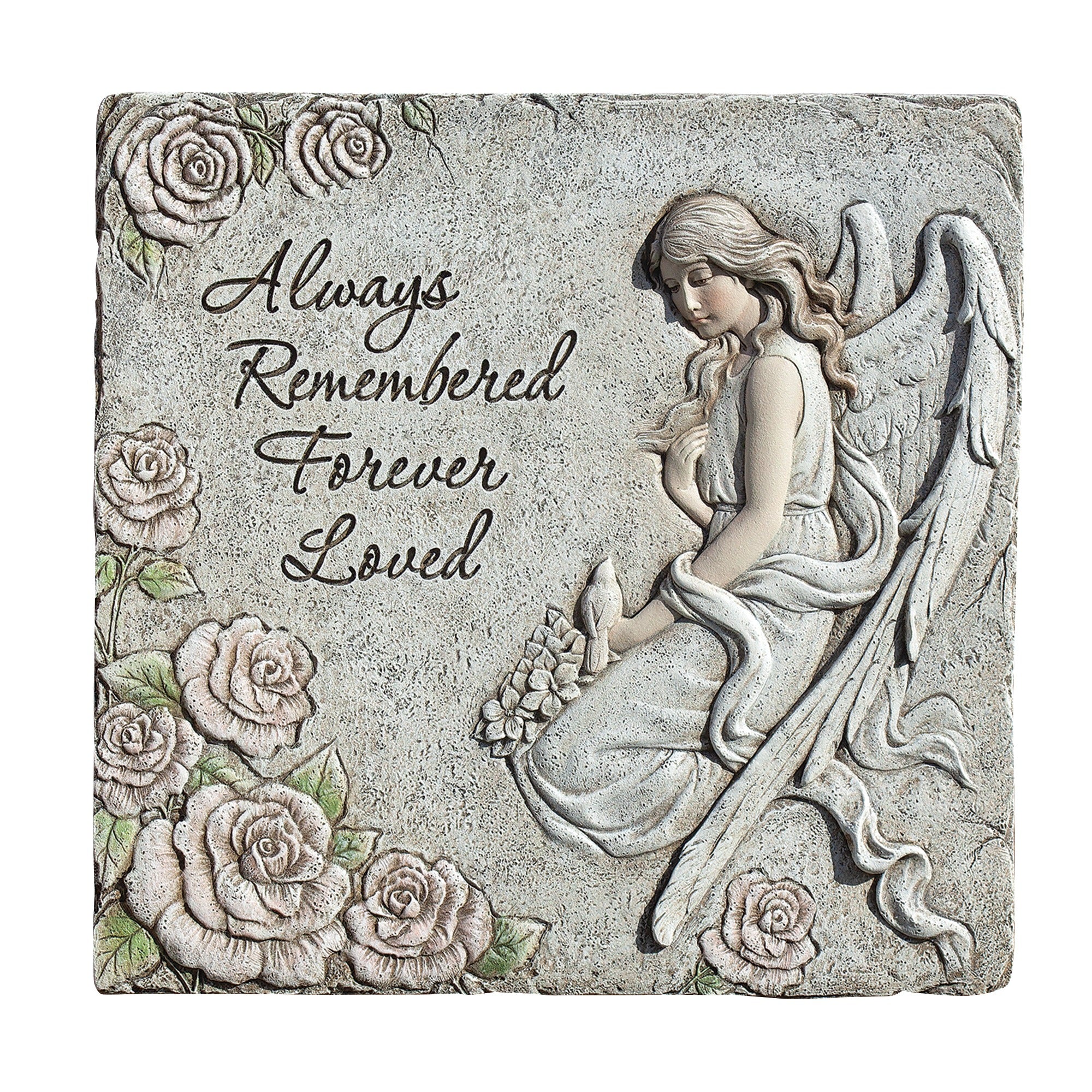 Always Remembered Garden Memorial Stepping Stone