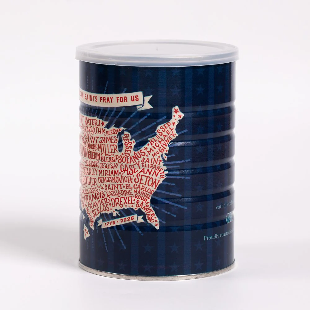 American Saints Medium Roast Coffee in 250th Anniversary Commemorative Can - Image 2