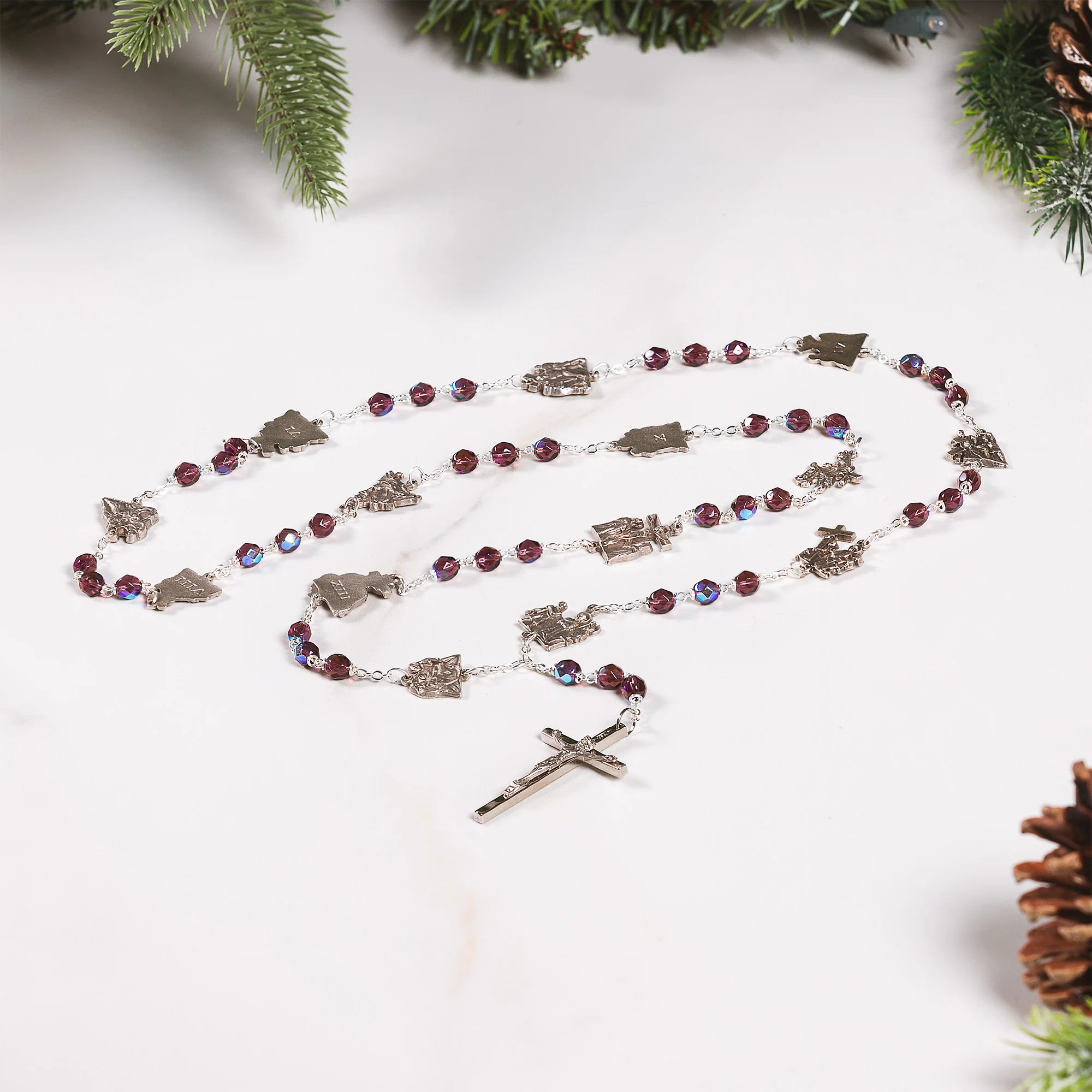 Amethyst Stations of the Cross Chaplet - Image 3