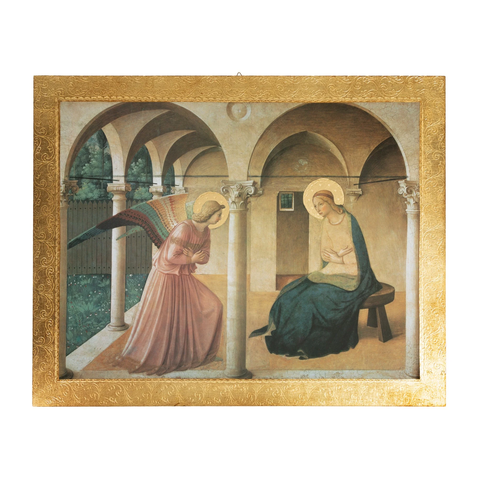 Annunciation by Fra Angelico Italian Plaque - Image 2