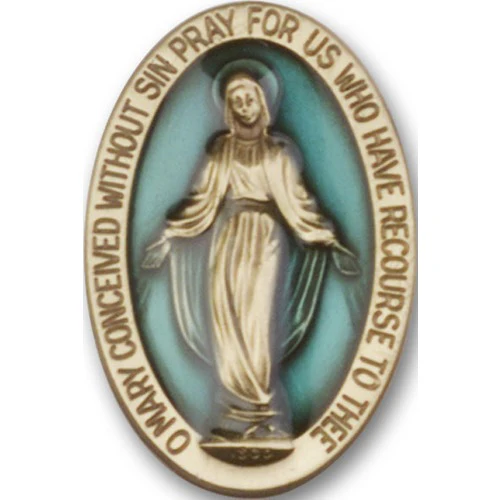 Antique Gold Miraculous Visor Clip - Image 2