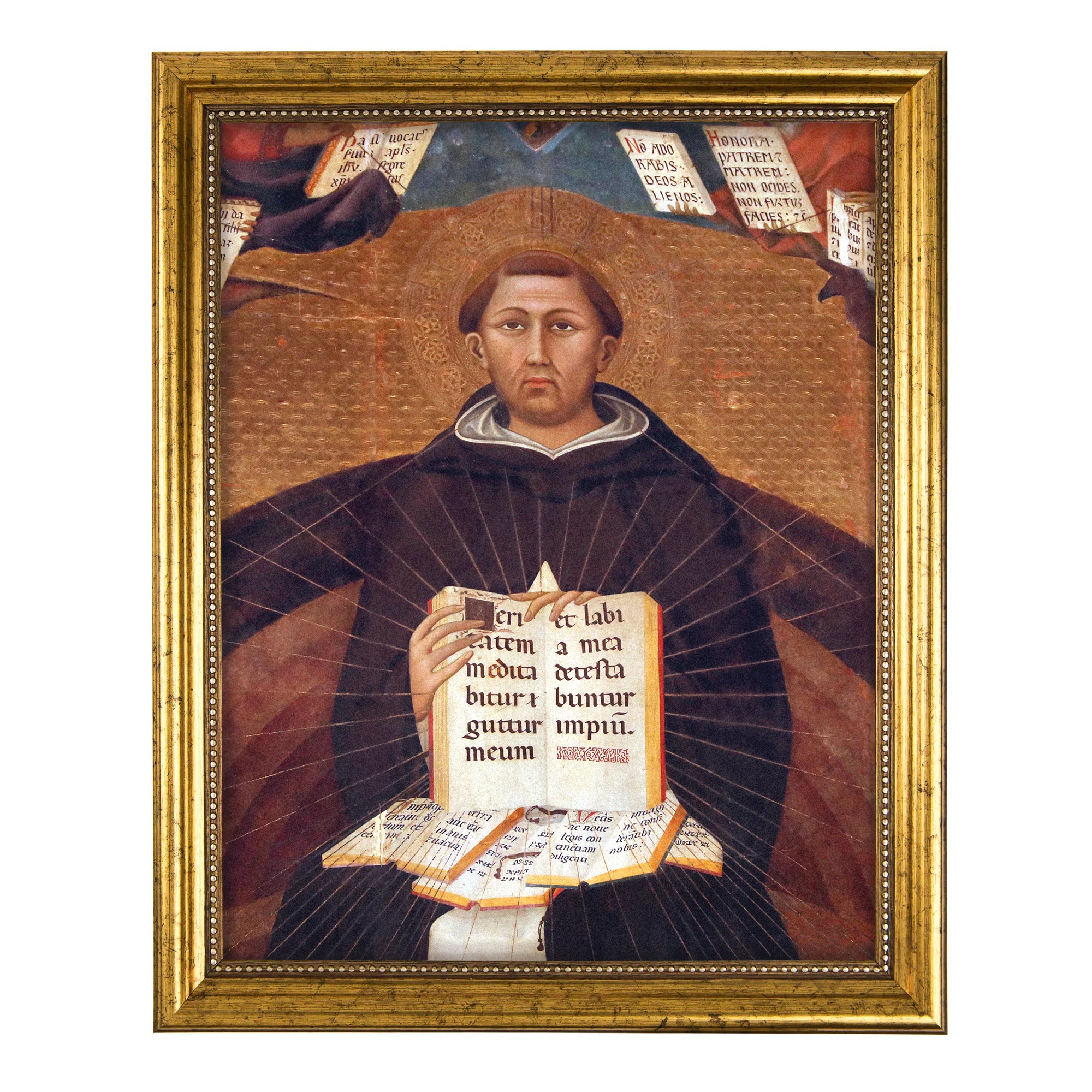 Apotheosis of Aquinas Antique Gold Framed Print - Multiple Sizes - Image 2