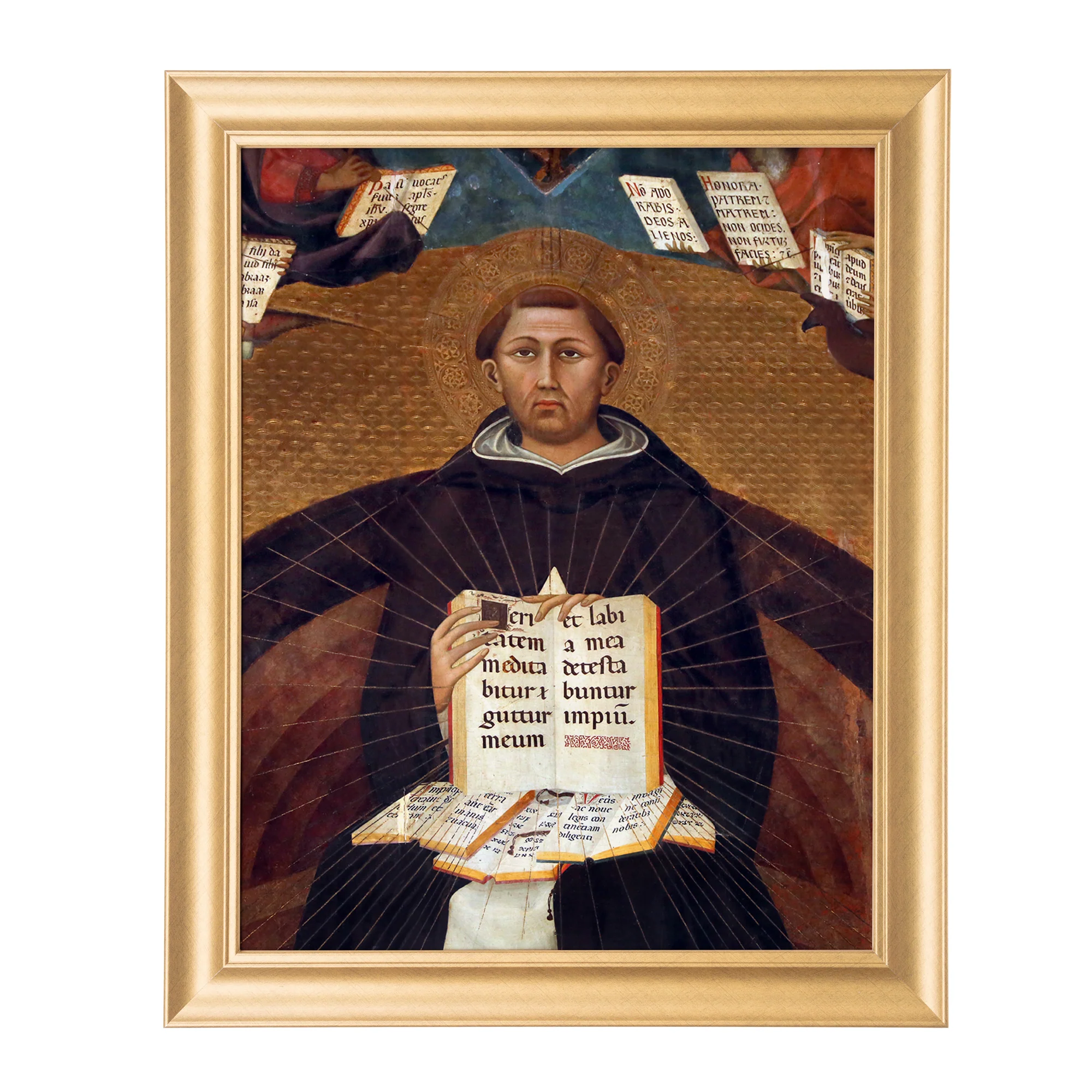 Apotheosis of Aquinas Antique Gold Framed Print - Multiple Sizes - Image 6