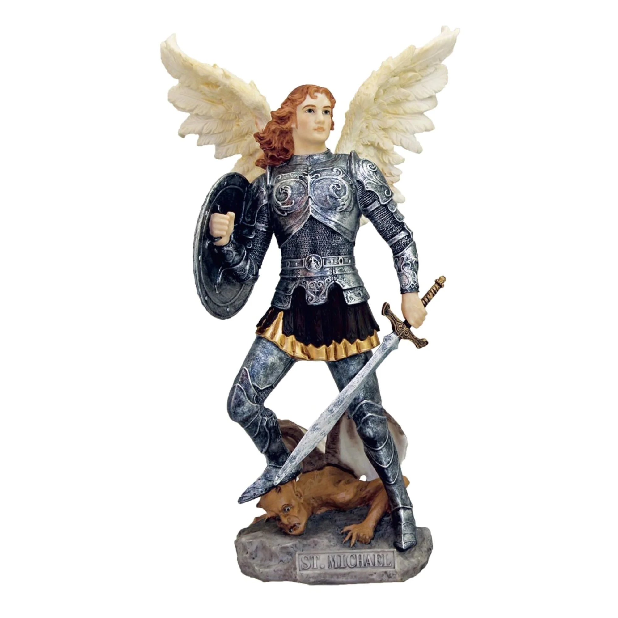 Archangel Michael - 9" Color Statue - Image 2