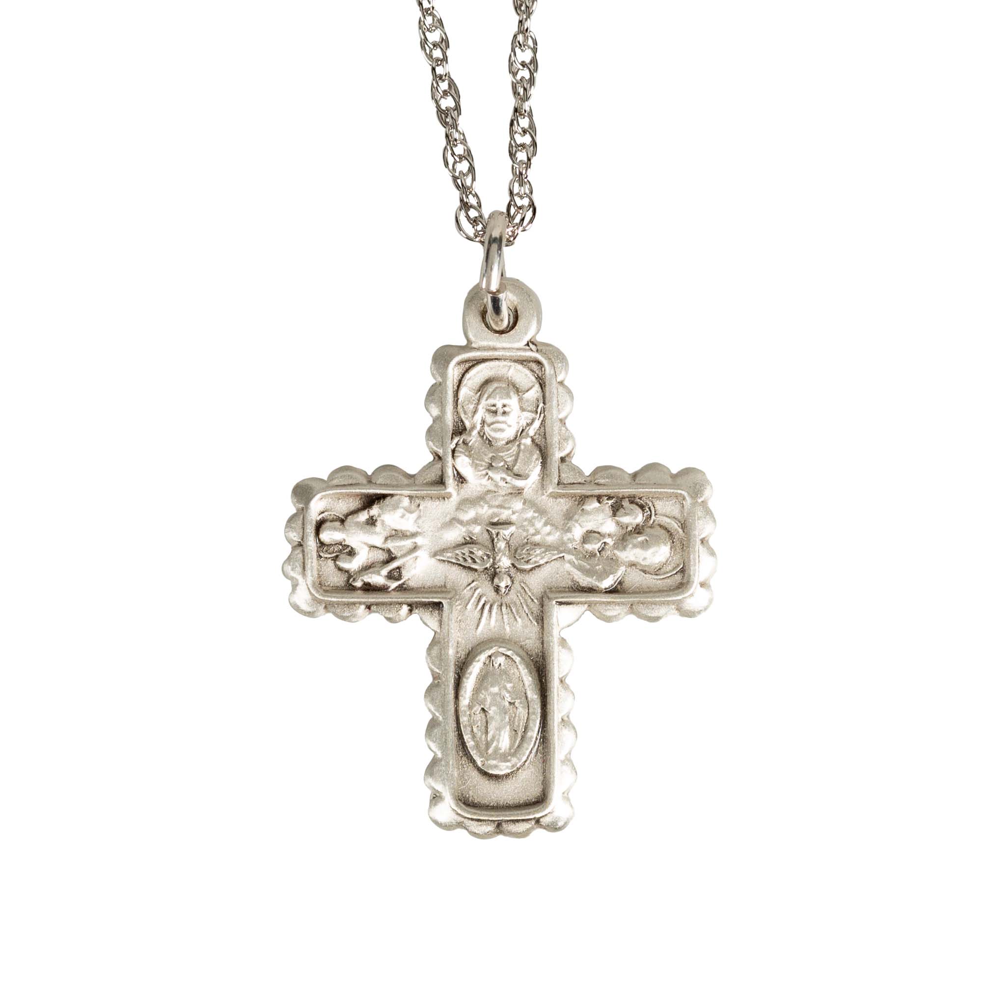 Archive Collection 4-Way Cross Medal Necklace - Image 2
