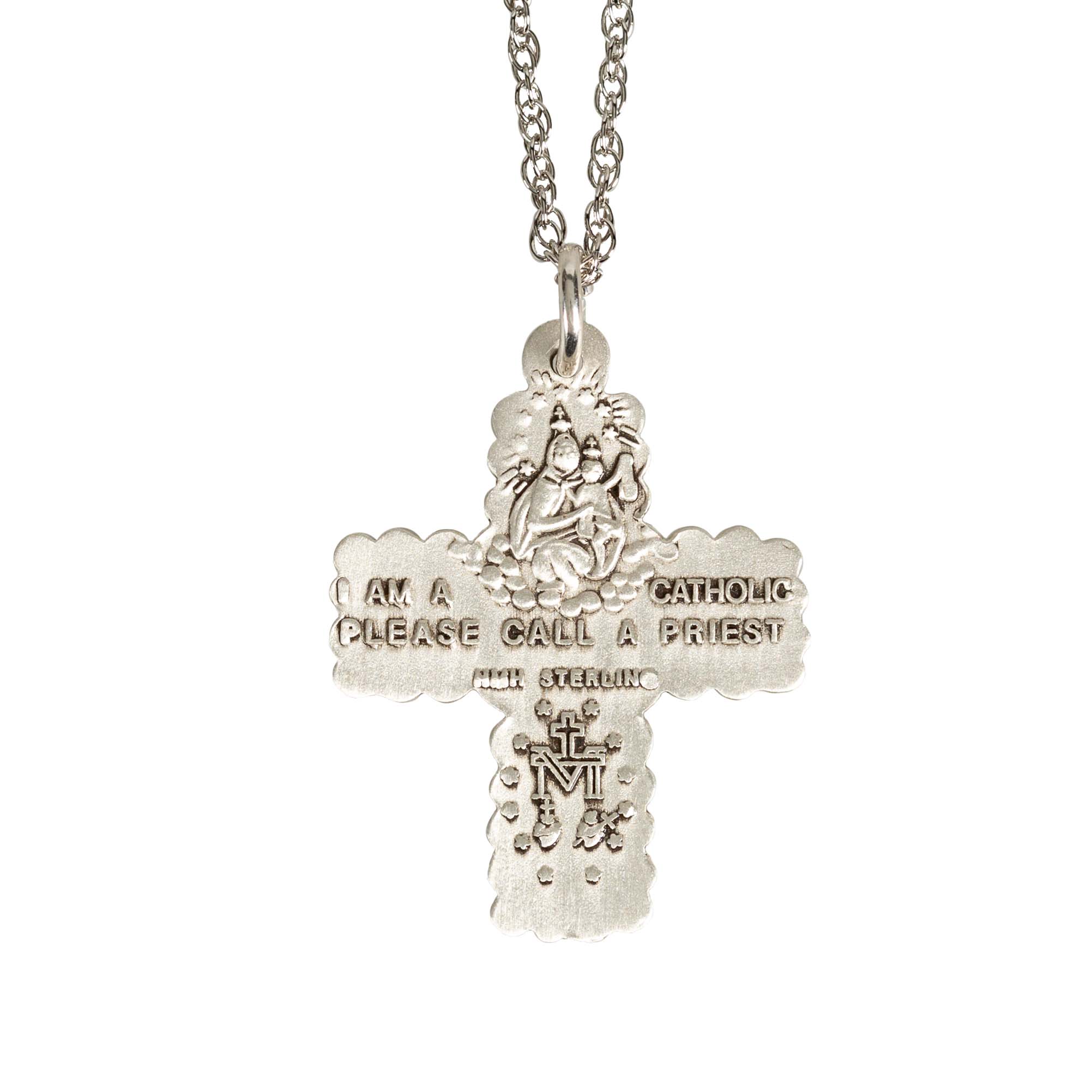 Archive Collection 4-Way Cross Medal Necklace - Image 3