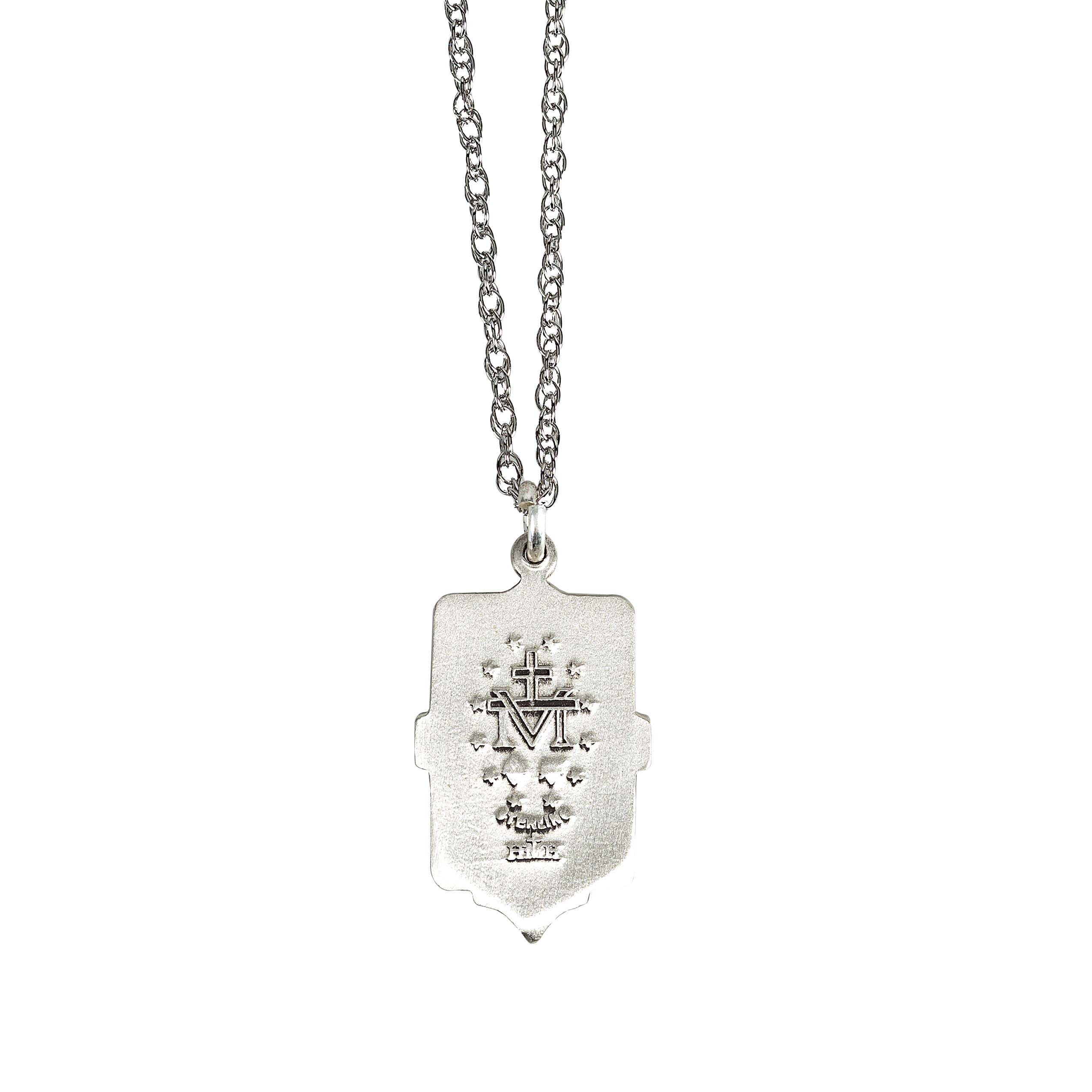 Archive Collection Vintage Miraculous Medal Necklace - Image 4
