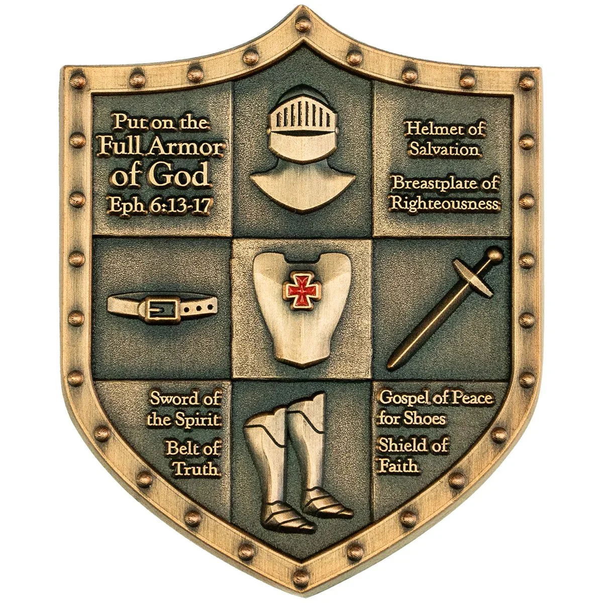 Armor of God Shield Challenge Pocket Coin - Image 2