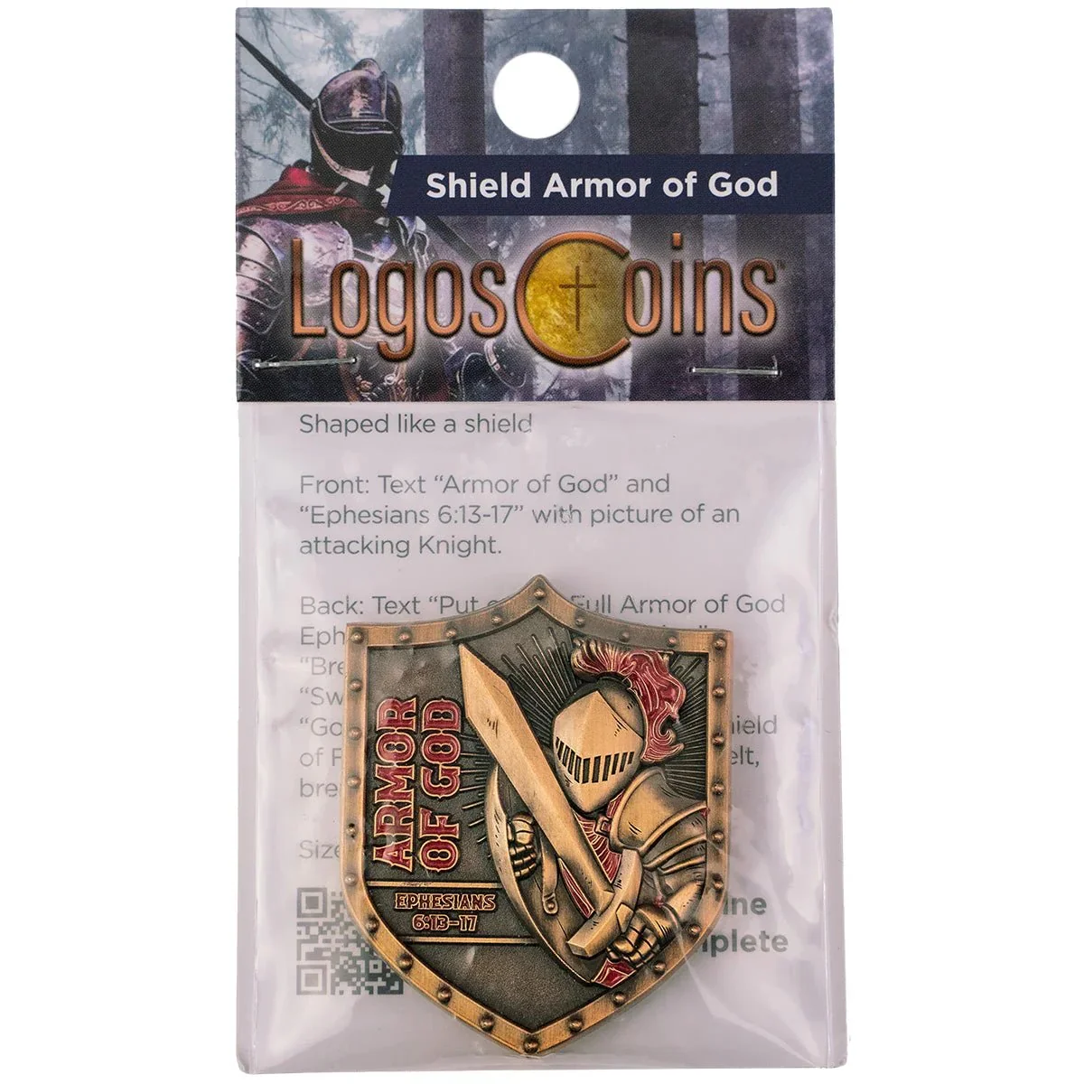 Armor of God Shield Challenge Pocket Coin - Image 4
