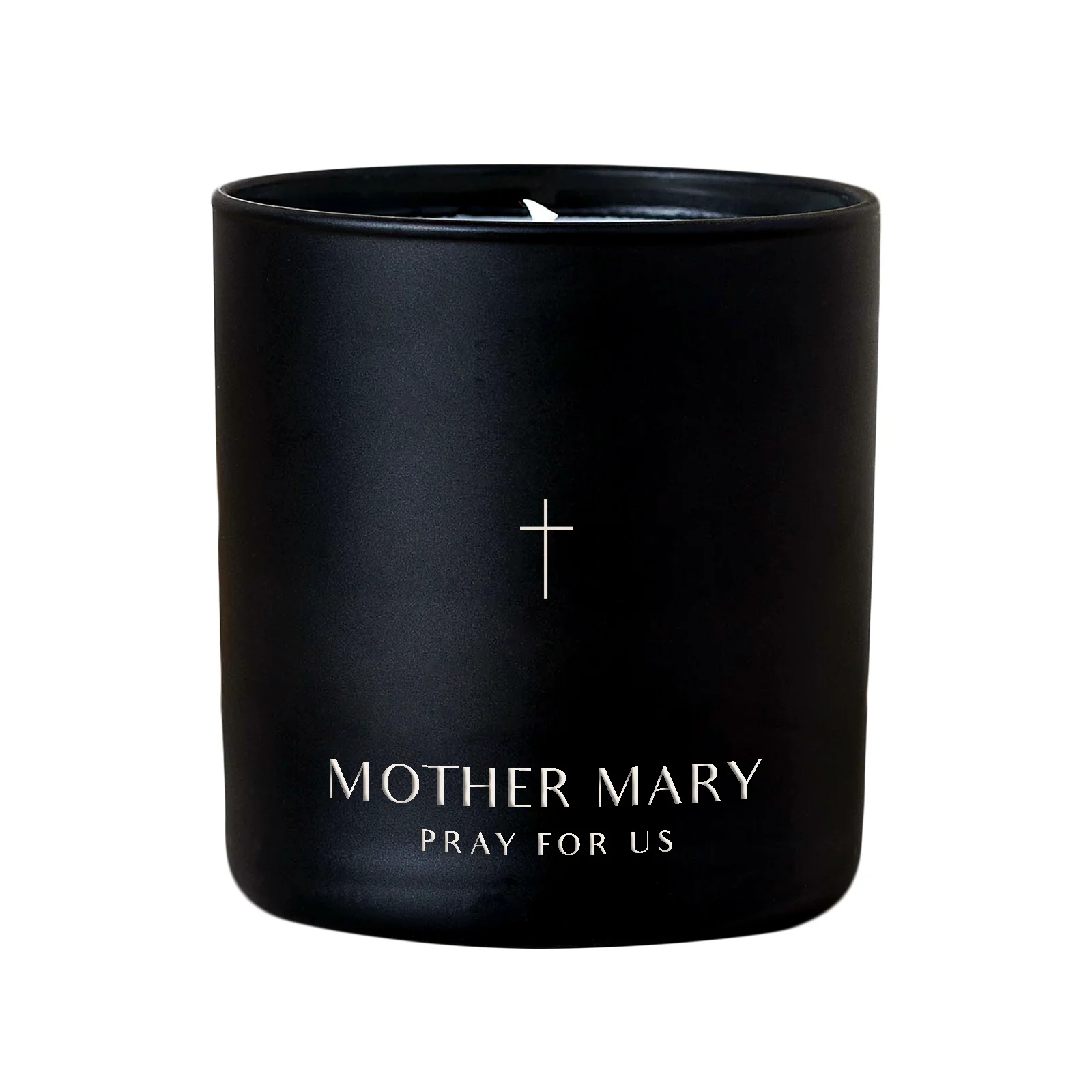 Art Deco Typography Style Mother Mary Candle - Image 2