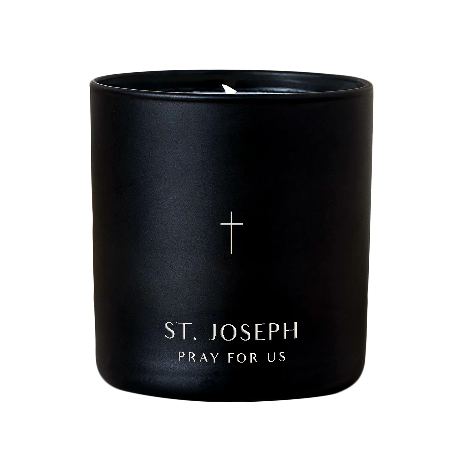 Art Deco Typography Style St. Joseph Candle - Image 2