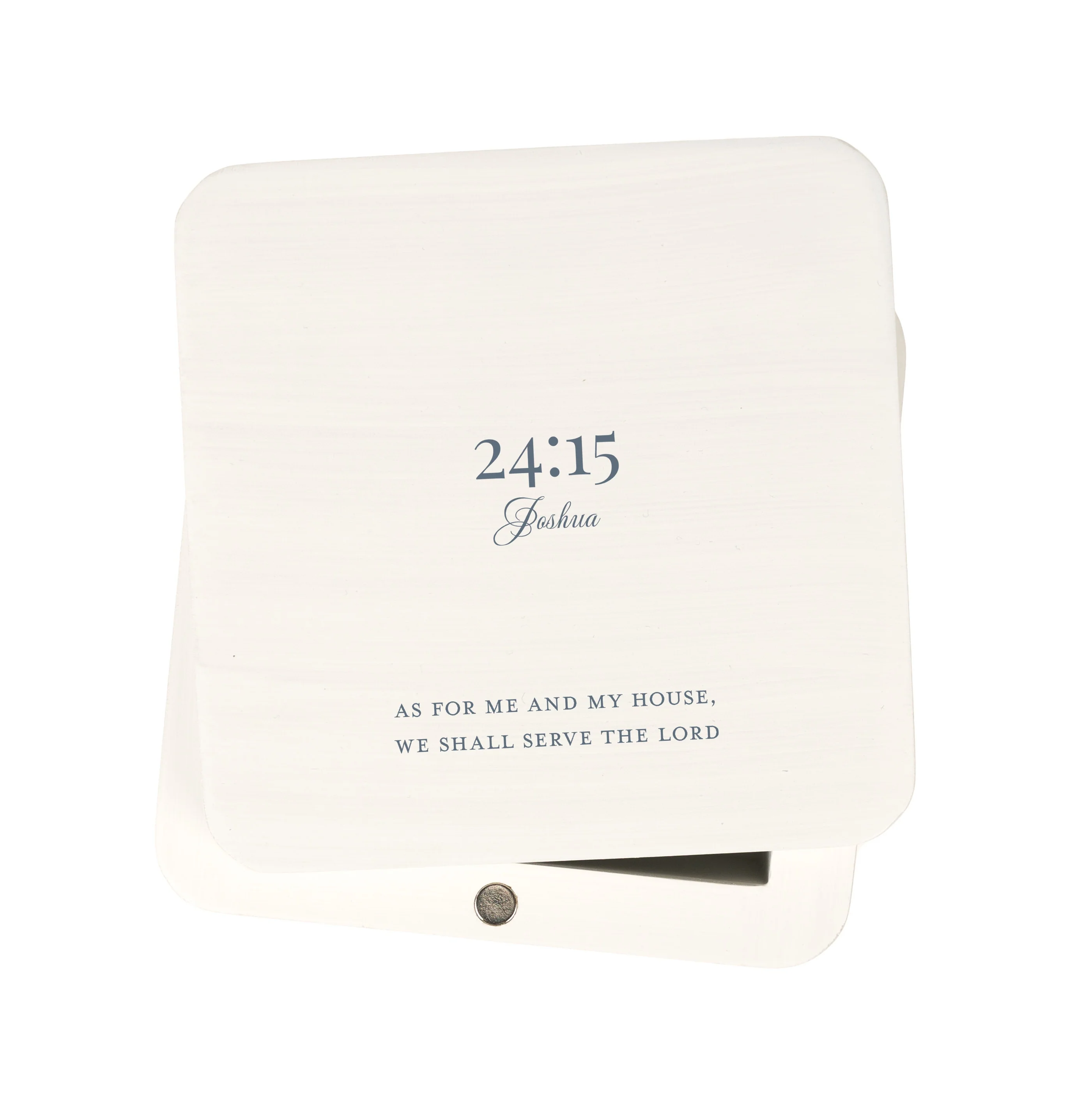 As For Me and My House White Keepsake Box - Image 3