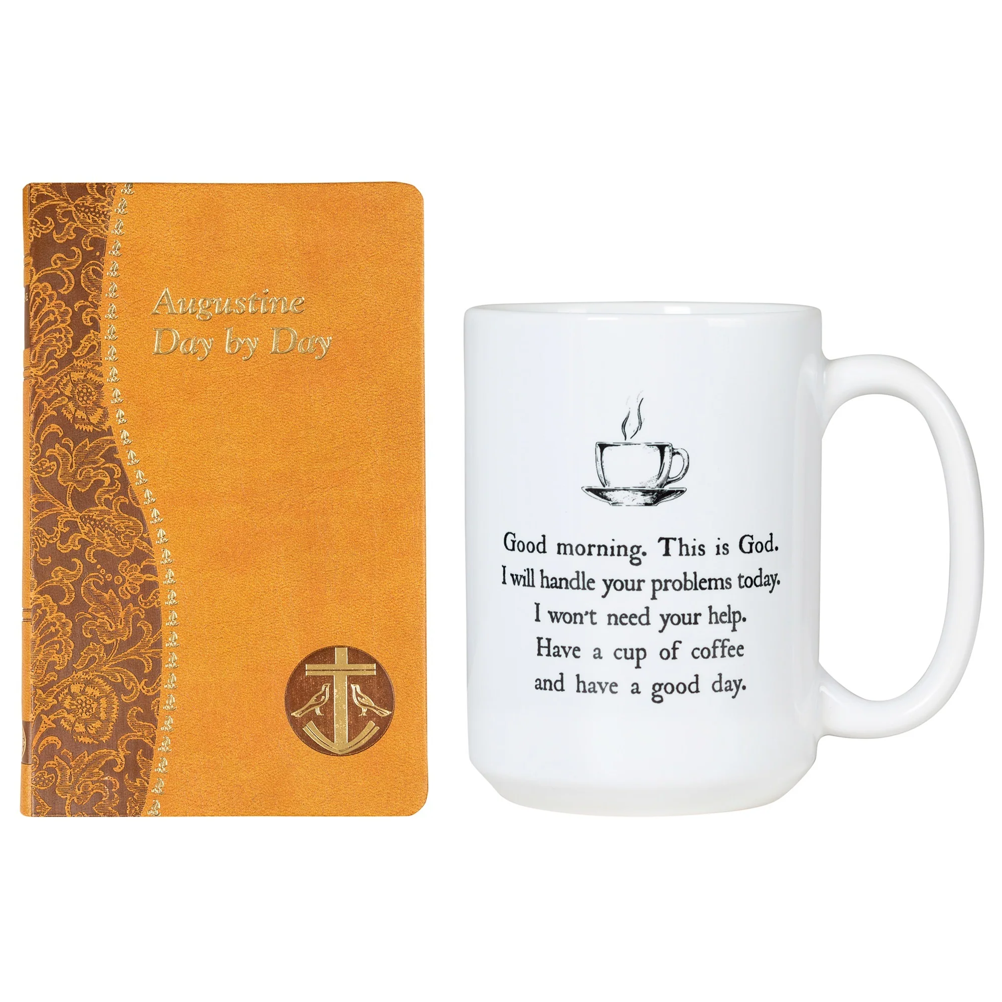 Augustine: Day by Day & Good Morning from God White Mug - Gift Set - Image 2