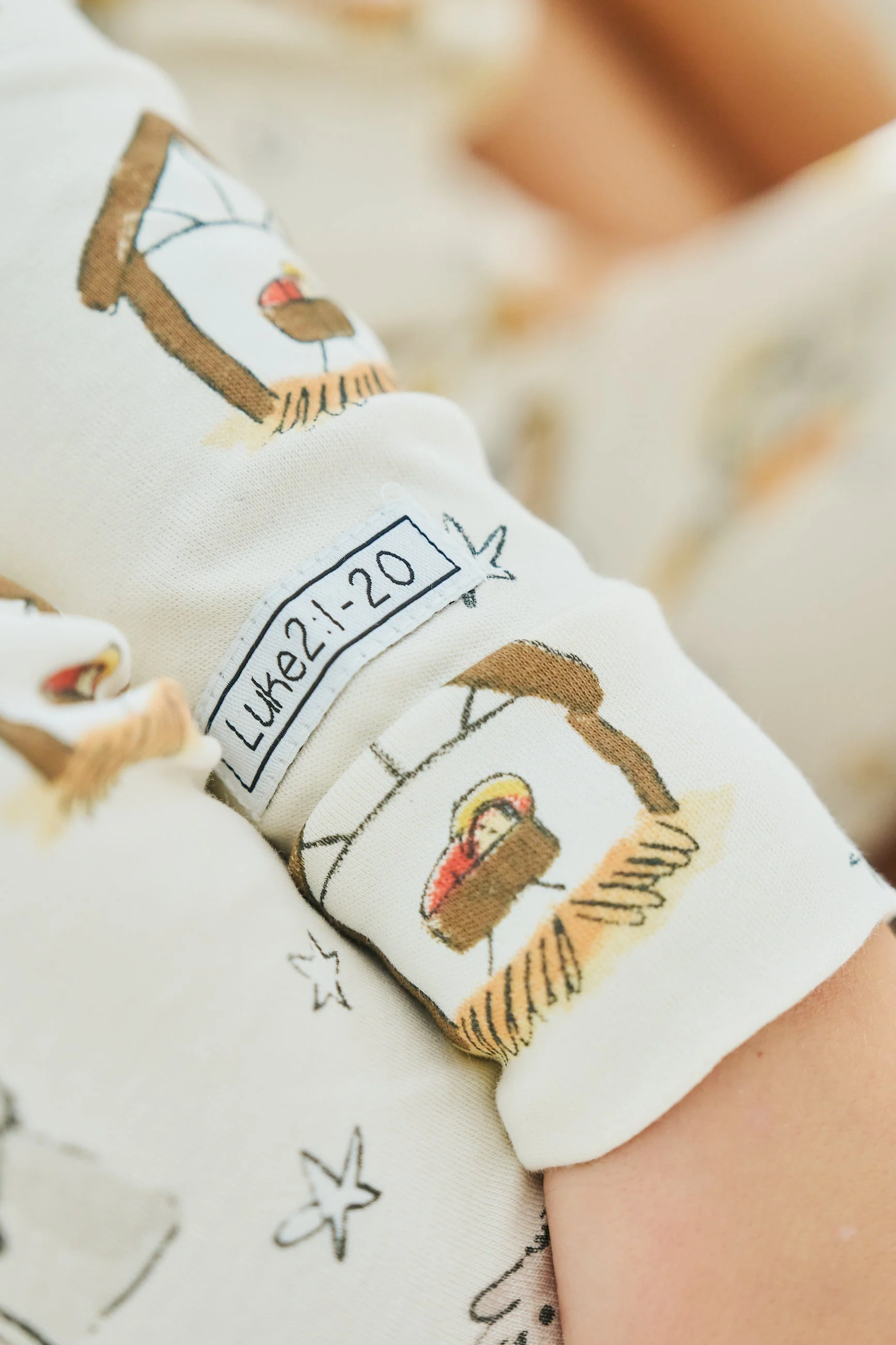 Away in a Manger PJ Long Sleeve Set Cotton - Image 5