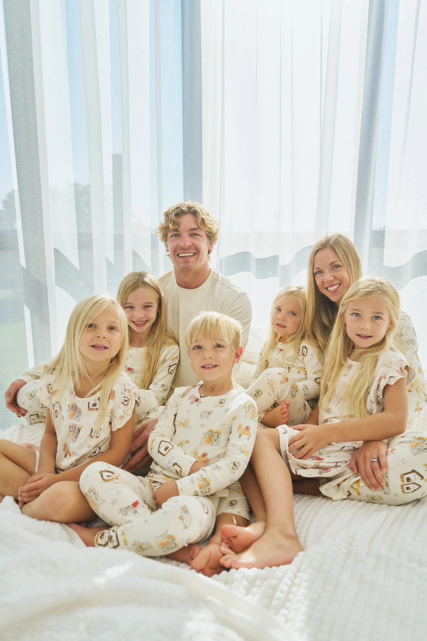 Away in a Manger PJ Long Sleeve Set Cotton - Image 6