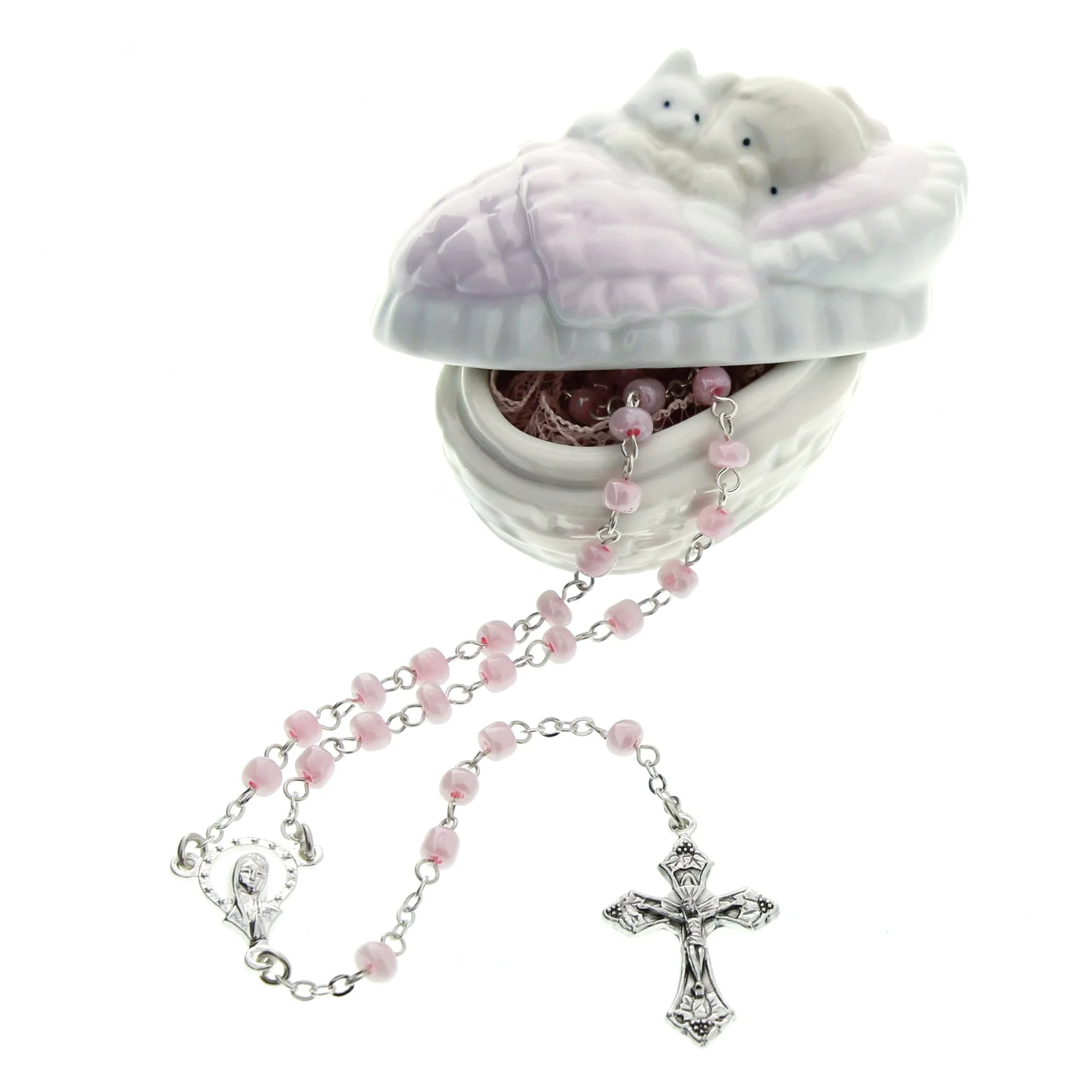 Baby Keepsake Rosary in Special Baby Keepsake Box - Image 2