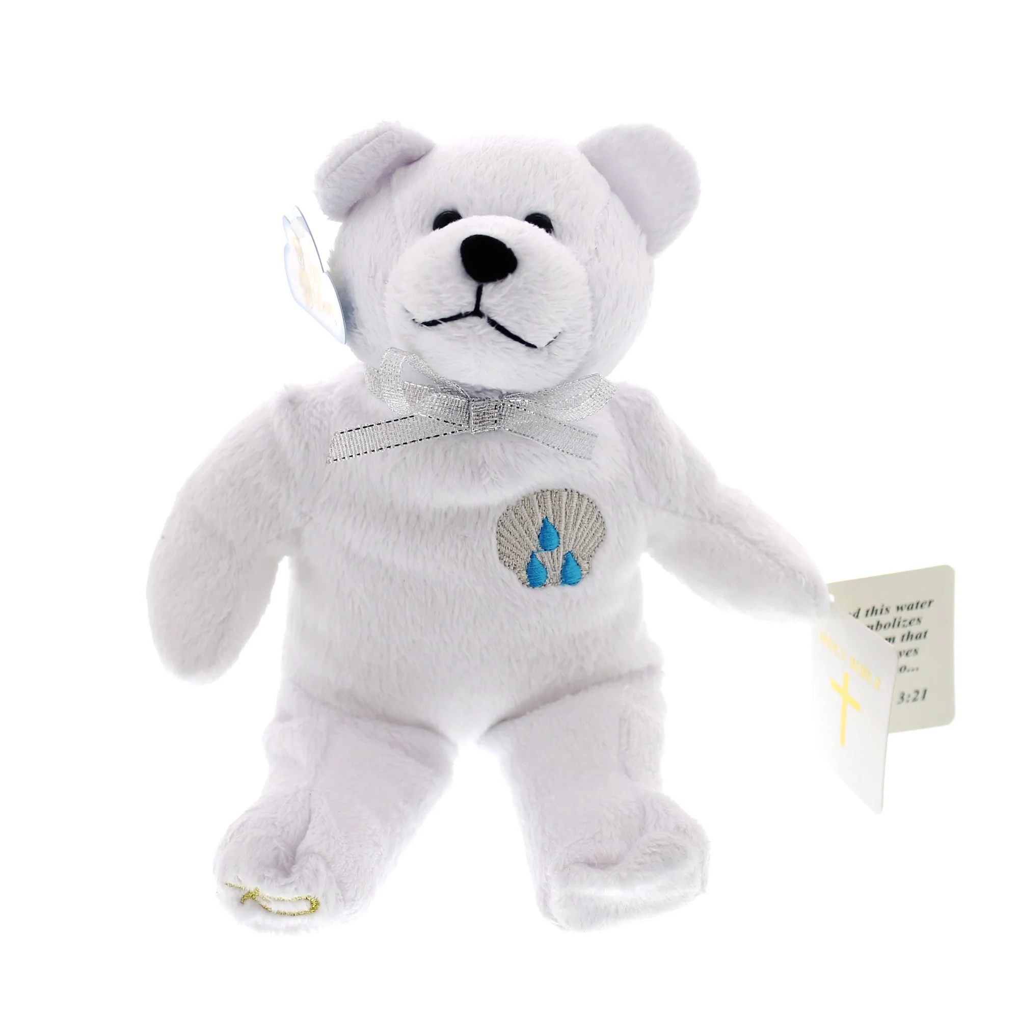 Baptism Bear Plush – Blue, Pink, or White - Image 3