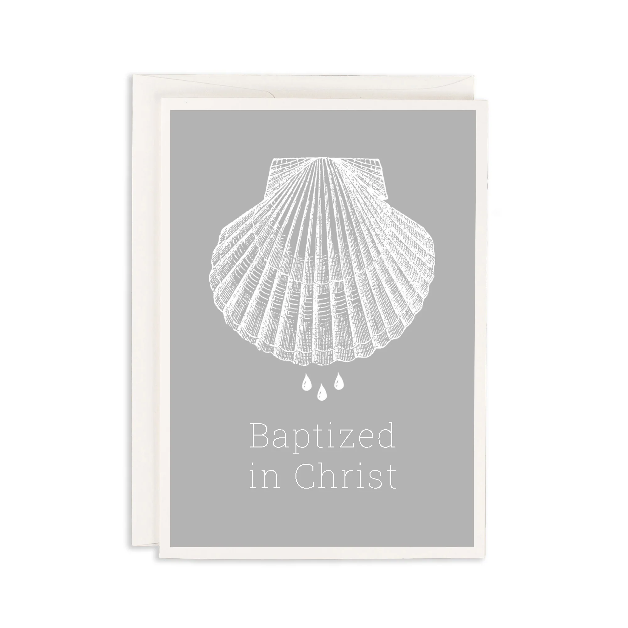 Baptism Shell Card w/ Envelope - Image 3