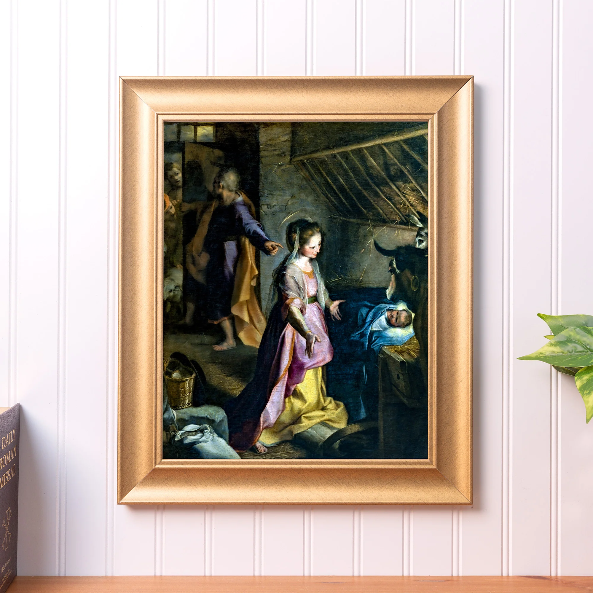 Barocci Nativity Gold Framed Print - Multiple Sizes - Image 3
