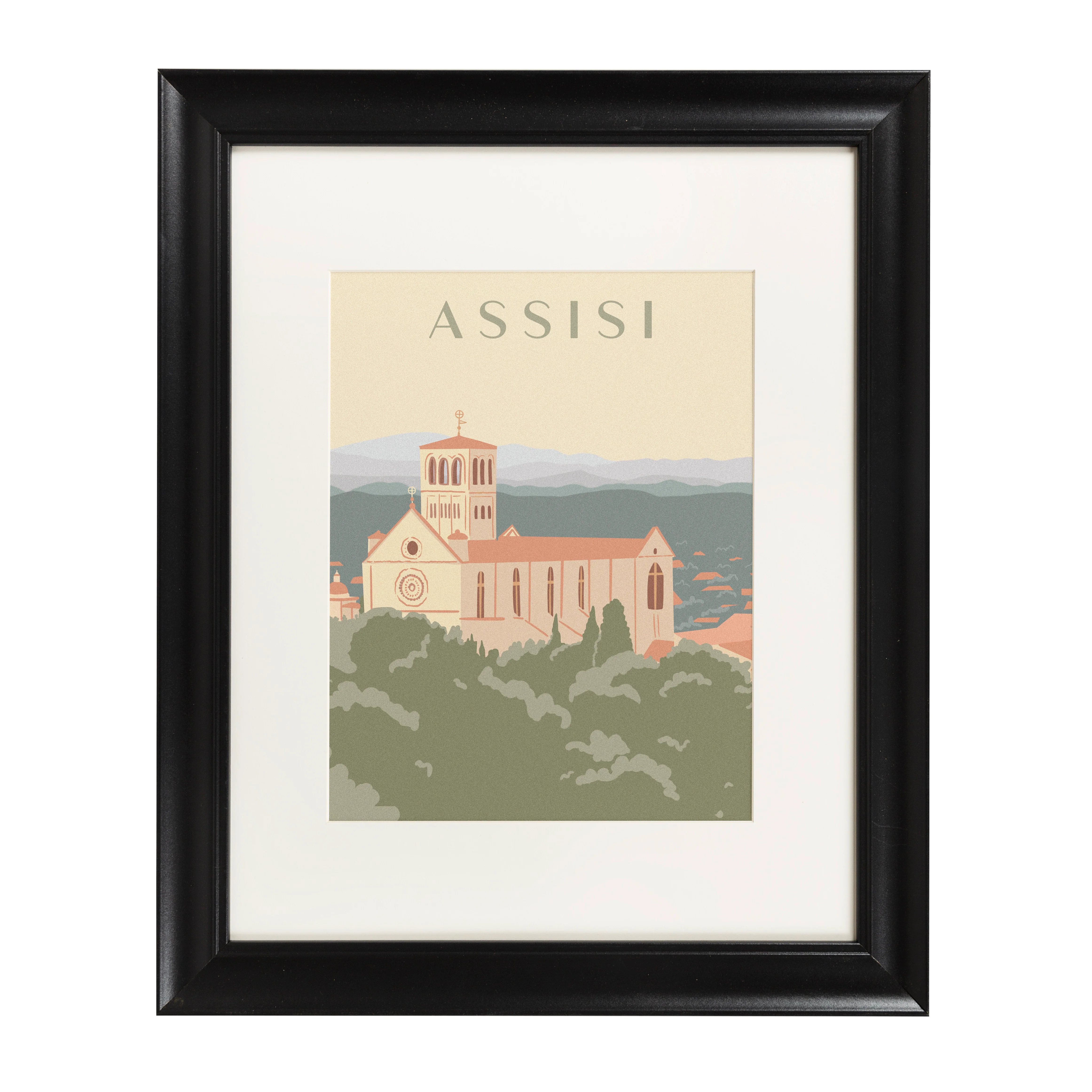 Basilica of St. Francis Of Assisi Framed Travel Print - Image 3