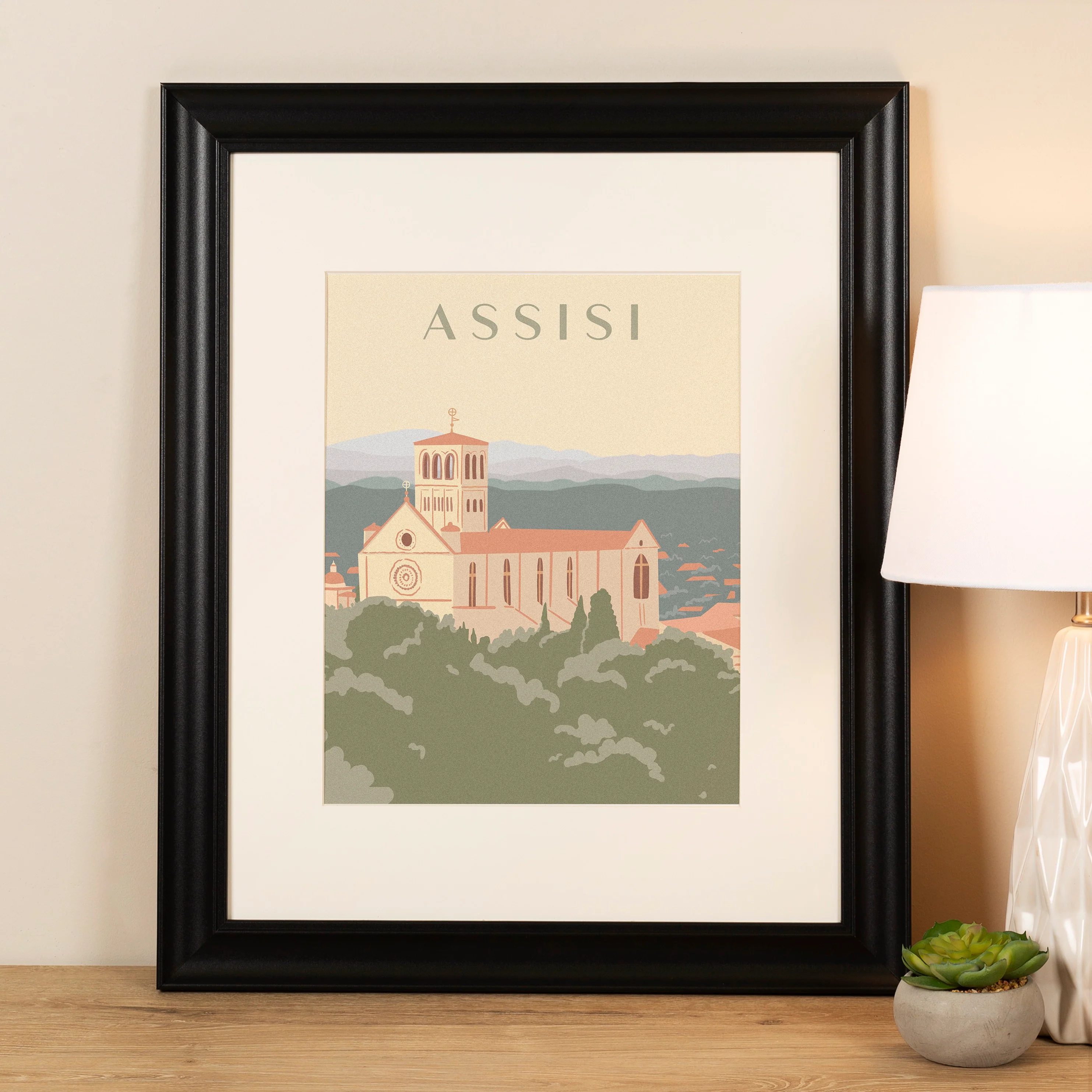 Basilica of St. Francis Of Assisi Framed Travel Print - Image 4