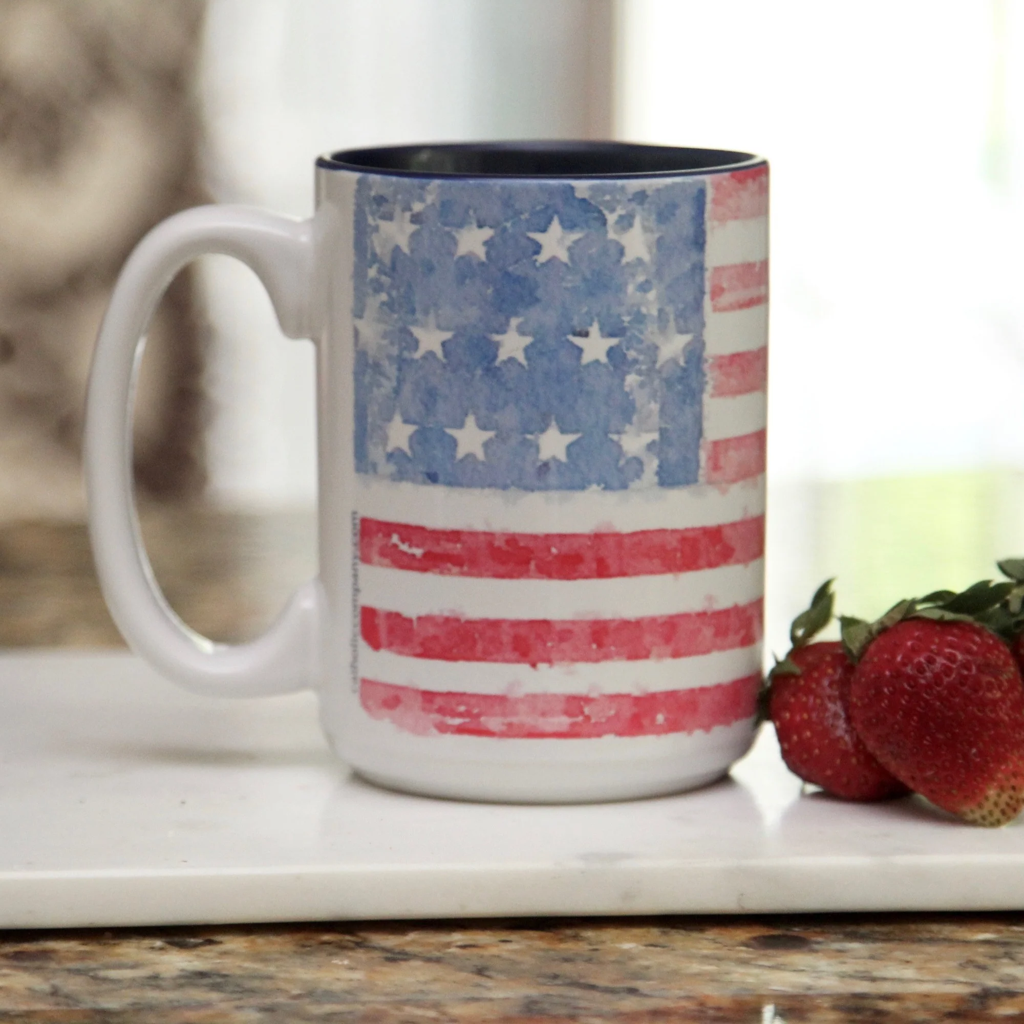 Battle Hymn American Flag Mug - Image 3