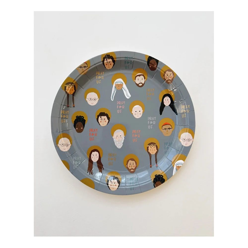 Be A Heart All Saints Party Plates & Cups Set - (8 of Each) - Image 2