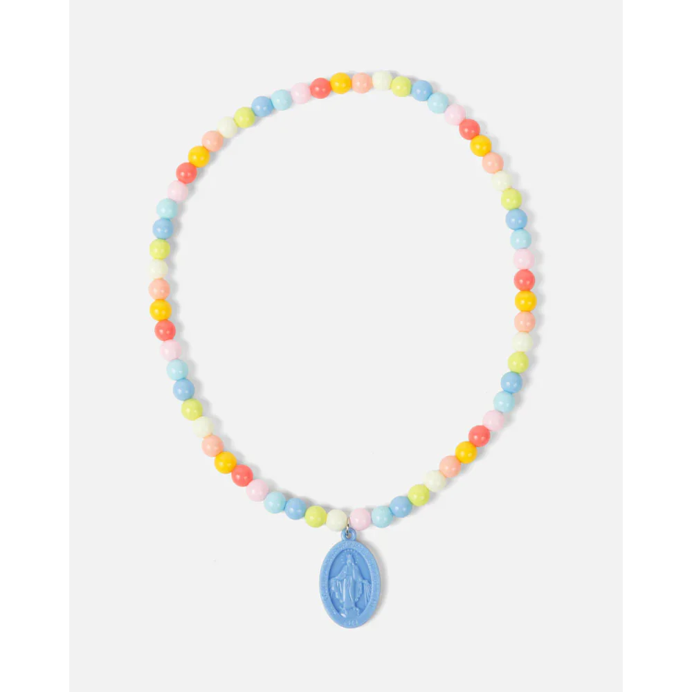 Be A Heart Children's Plastic Miraculous Medal Necklace