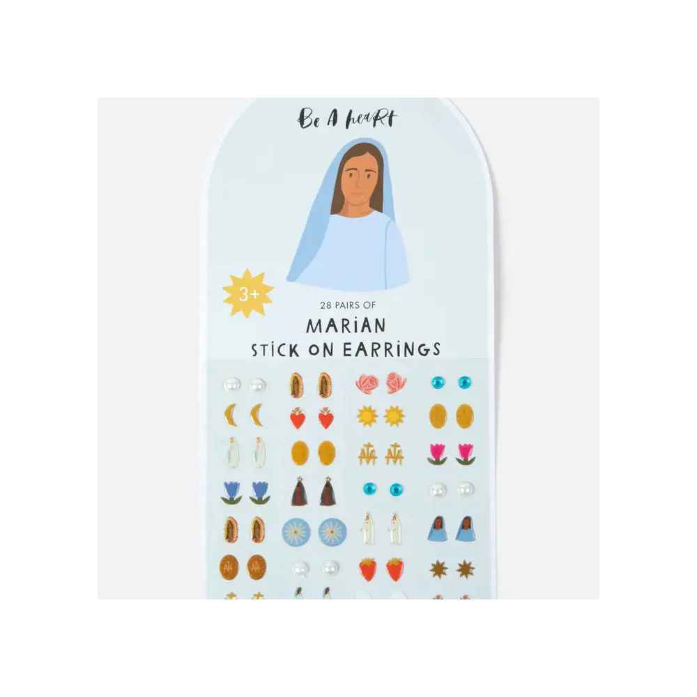 Be A Heart Girls Marian Stick On Earrings - 28 Pairs - Image 3