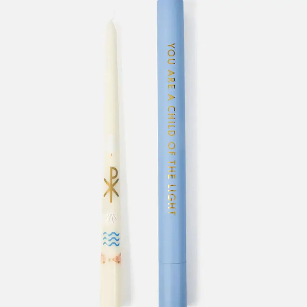 Be A Heart Living Water Baptism Candle