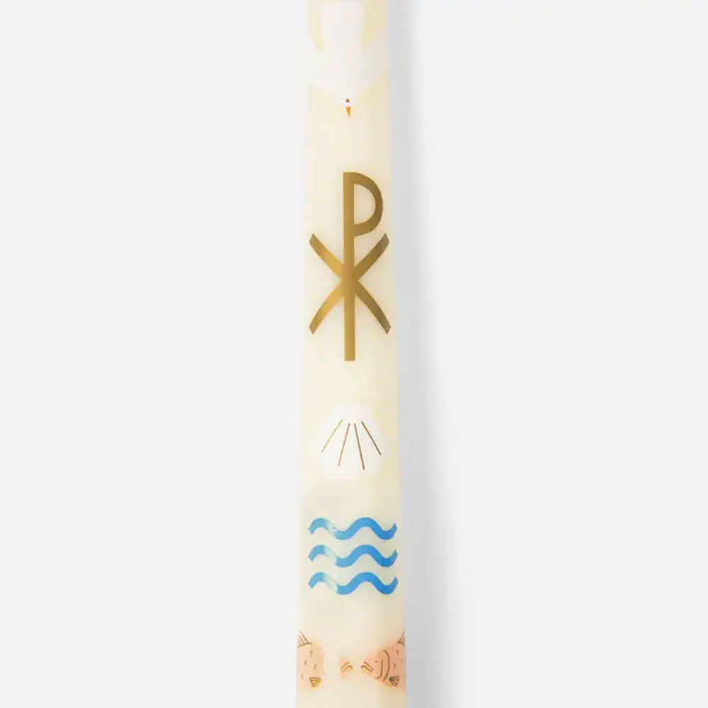 Be A Heart Living Water Baptism Candle - Image 2