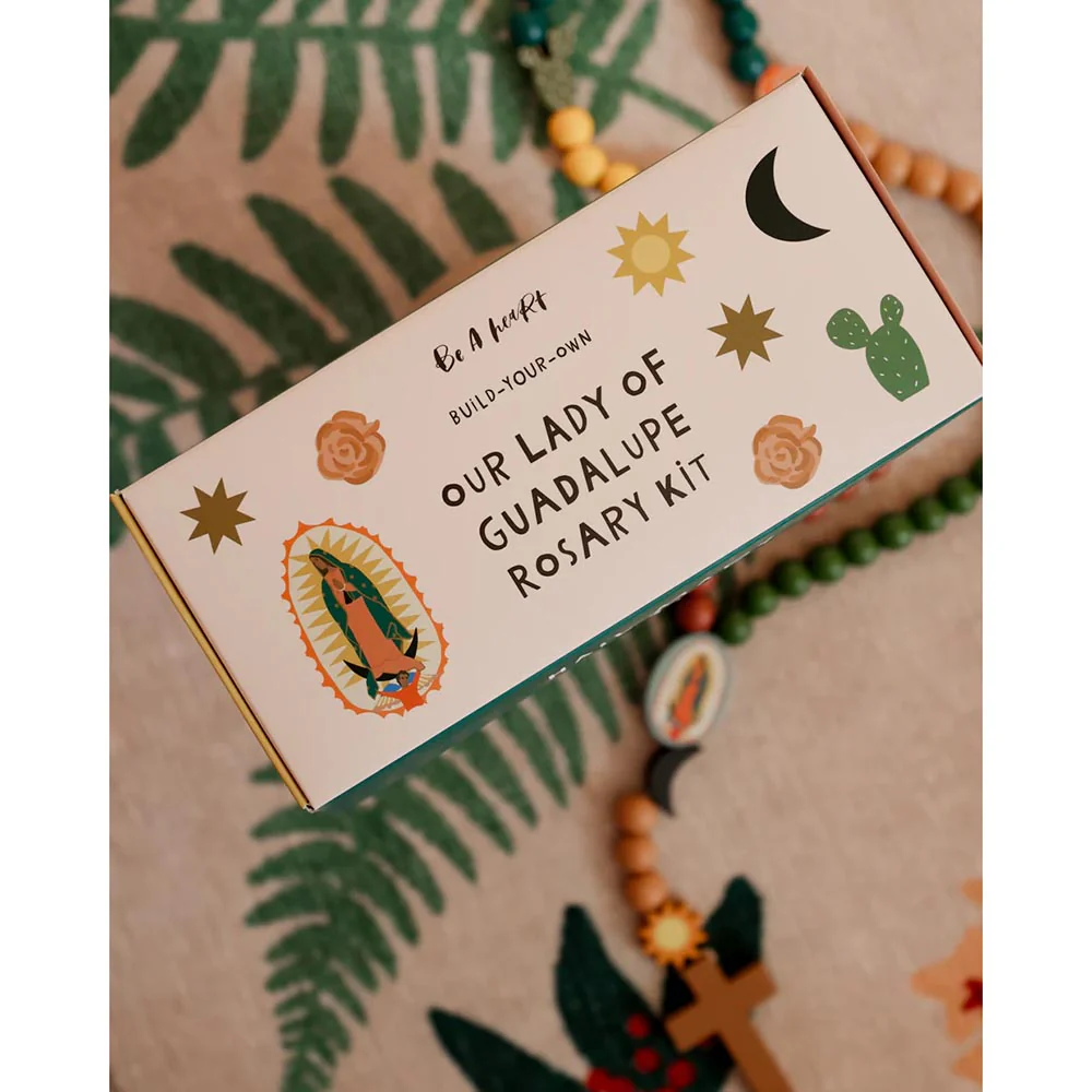 Be A Heart Our Lady of Guadalupe DIY Wooden Rosary Kit - Image 2