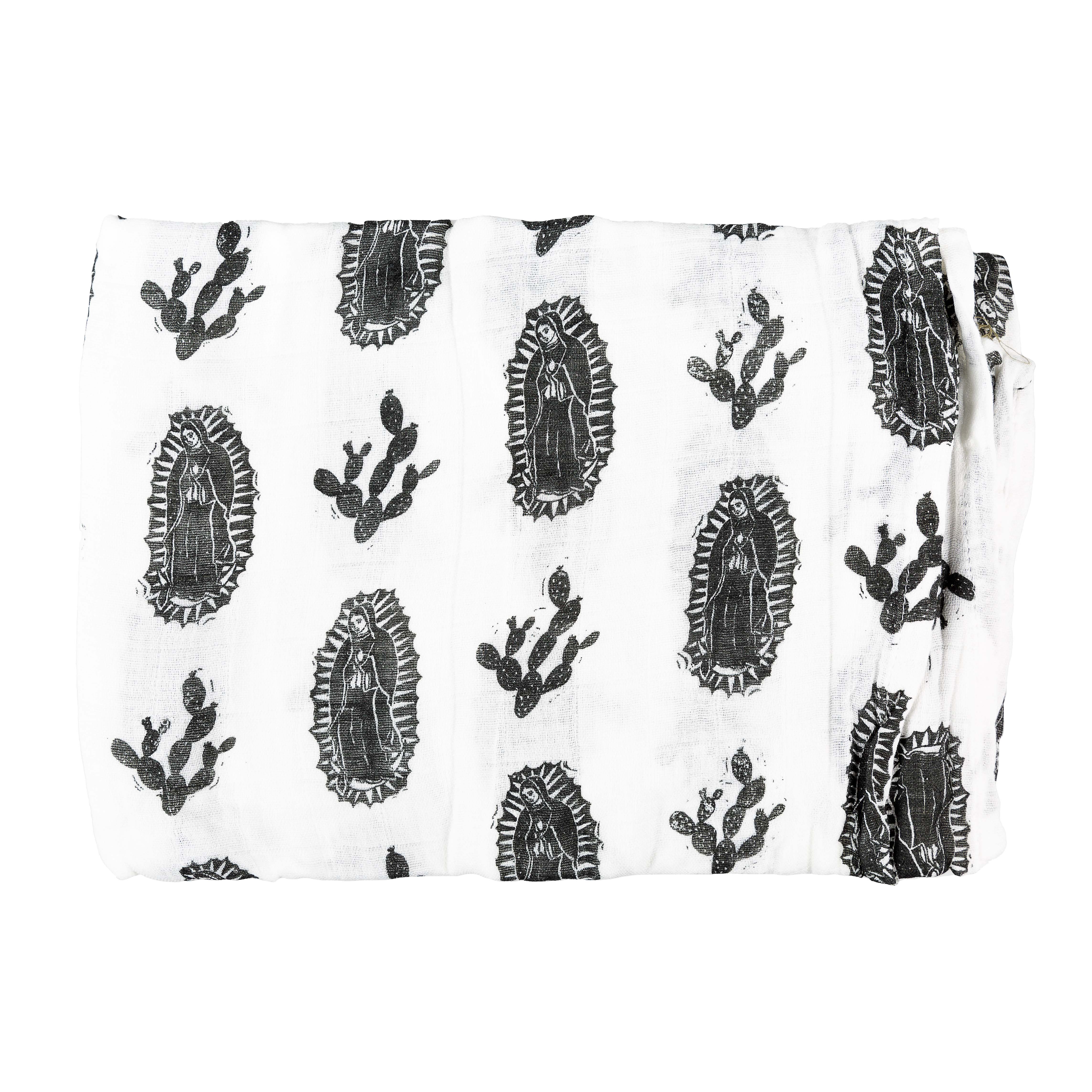 Be A Heart - Our Lady of Guadalupe Muslin Swaddle Blanket - Image 2