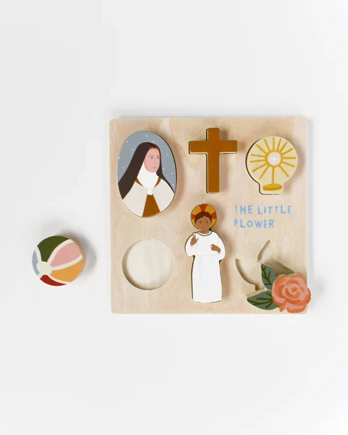 Be A Heart - St. Therese of Lisieux Wooden Puzzle - Image 3