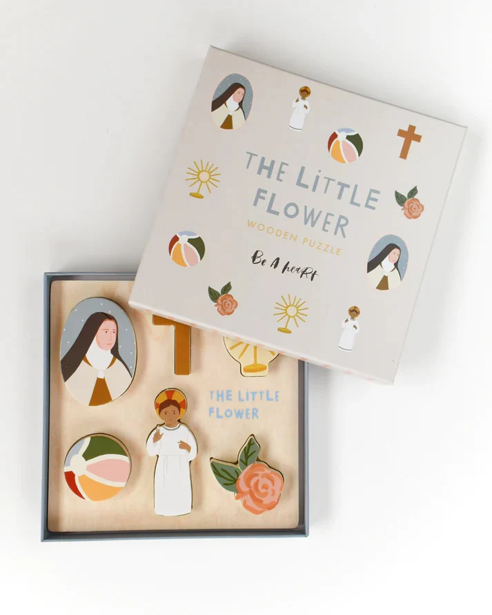 Be A Heart - St. Therese of Lisieux Wooden Puzzle - Image 4