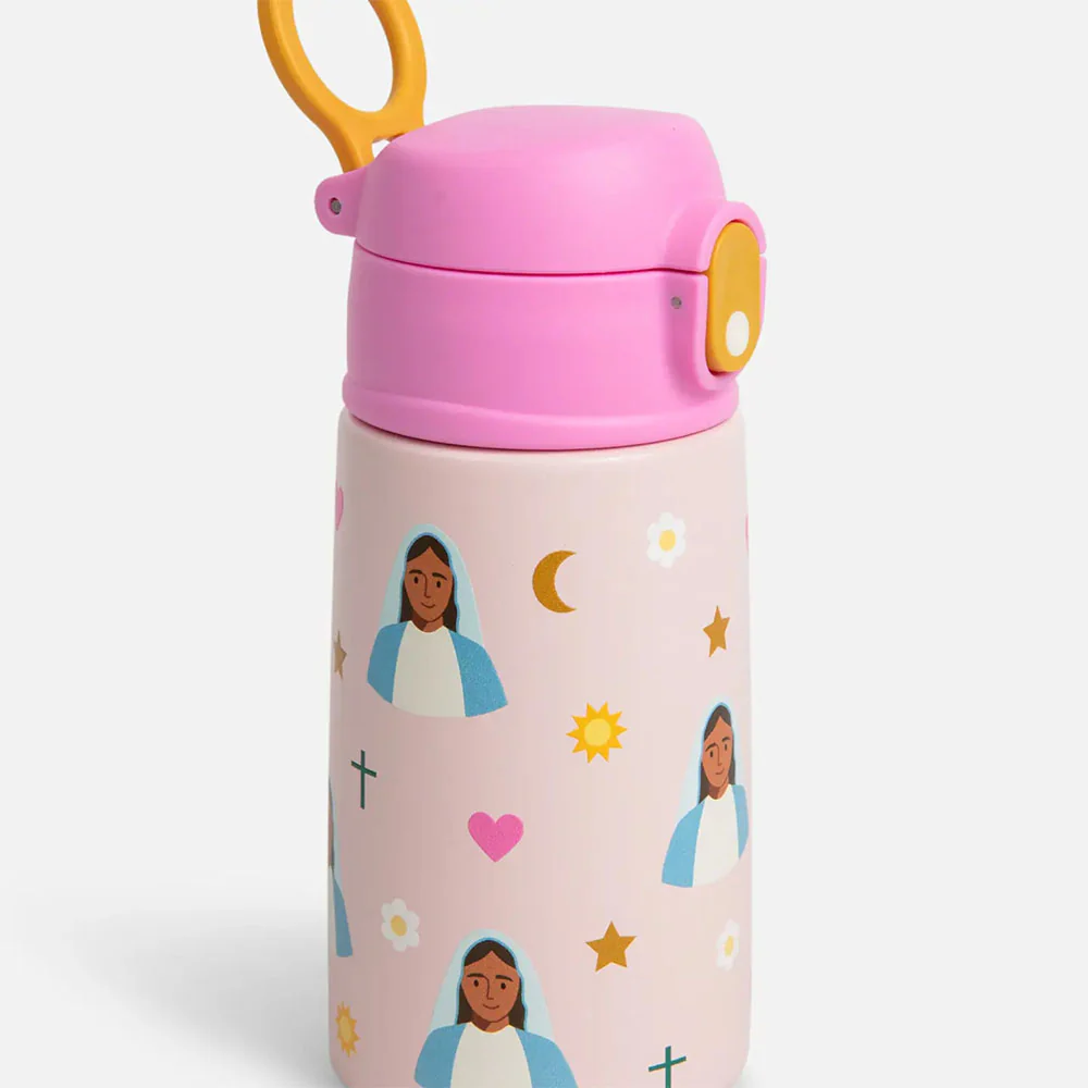 Be A Heart Stainless Steel Catholic Kid's Water Bottle - Image 6
