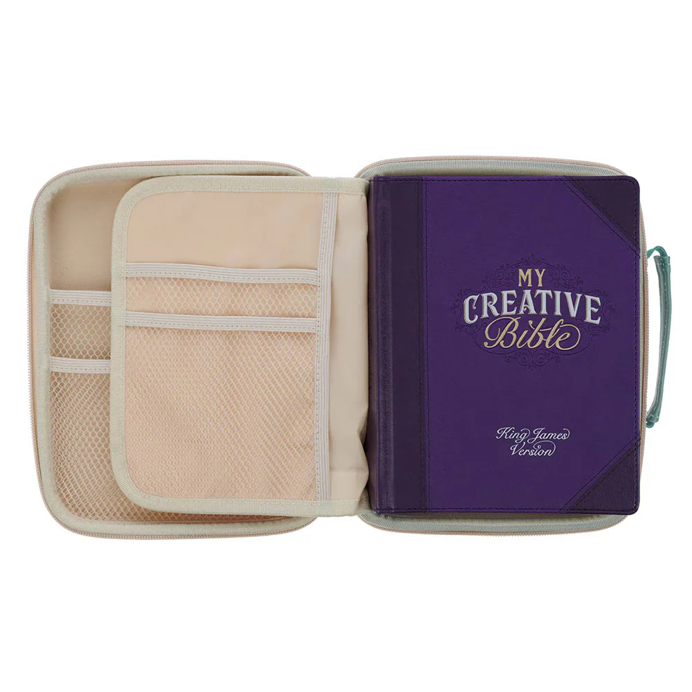 Be Still Teal Hard Shell Bible Case - Image 3