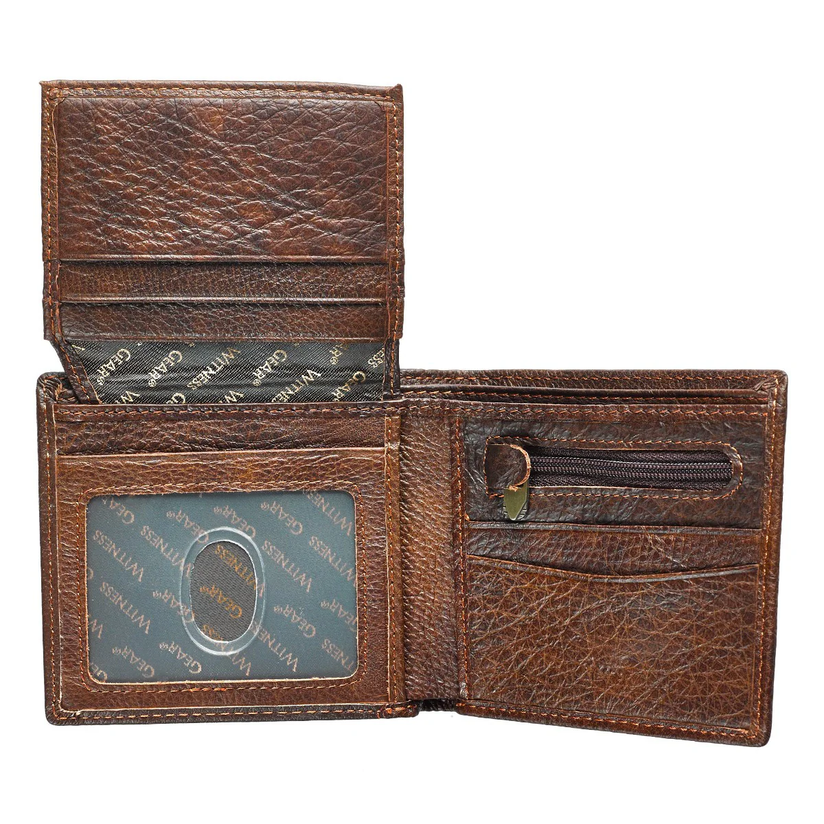Be Strong and Courageous Leather Wallet - Image 5