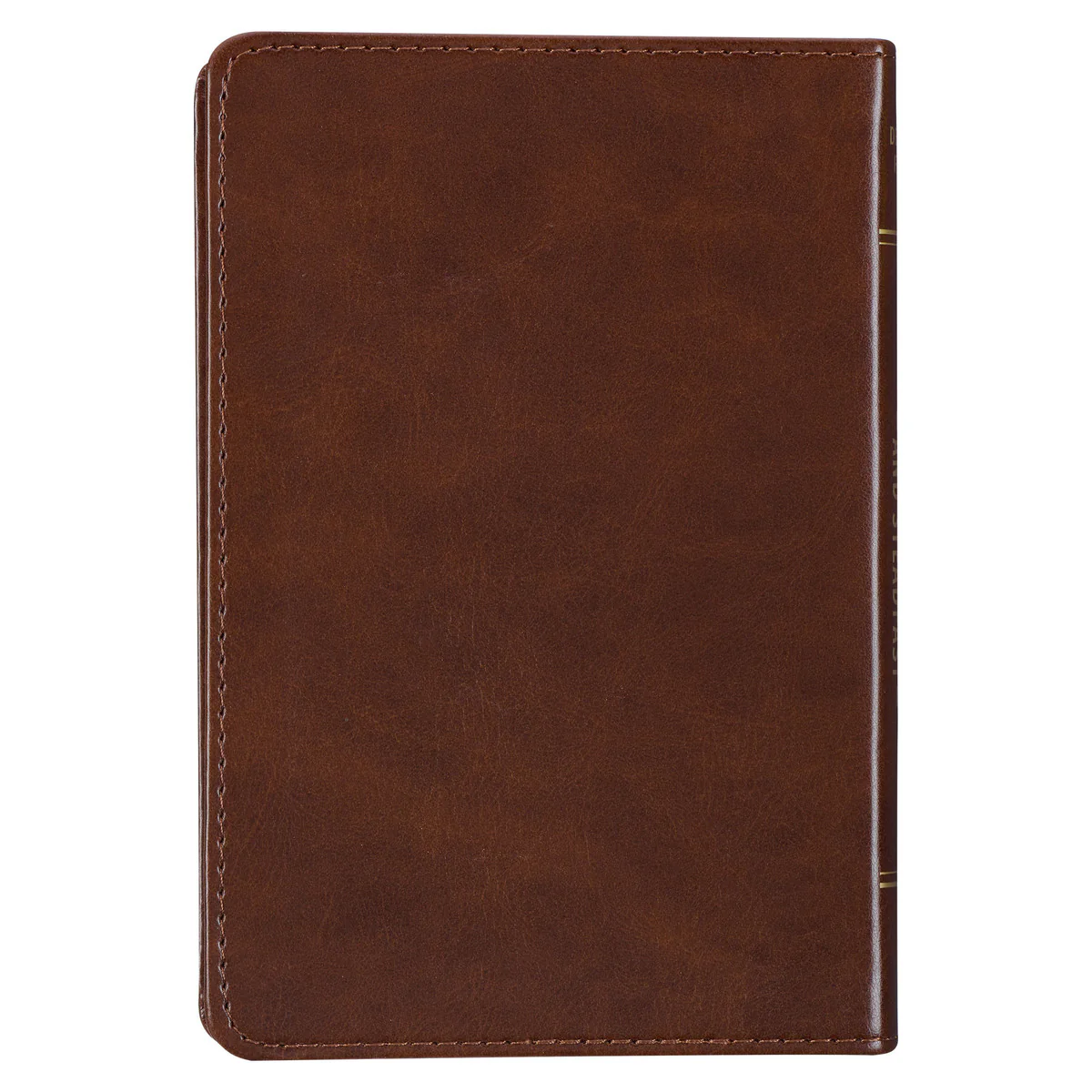 Be Strong and Steadfast Brown Faux Leather Daily Devotional - Image 3