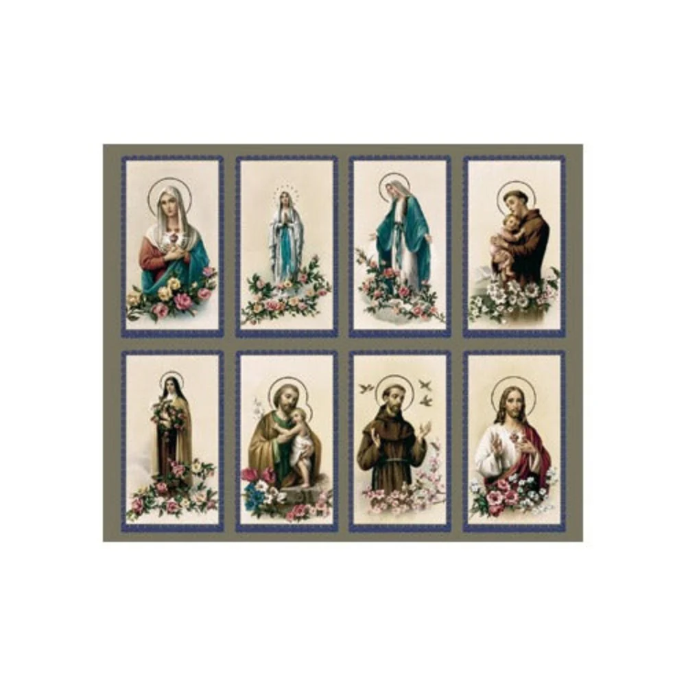 Laminated Bella Series Personalized Prayer Card (Priced Per Card)