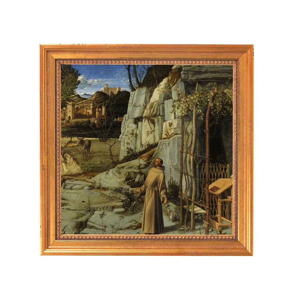 Bellini's St. Francis in the Desert Framed Canvas - Sacred Mini Collection - Image 10