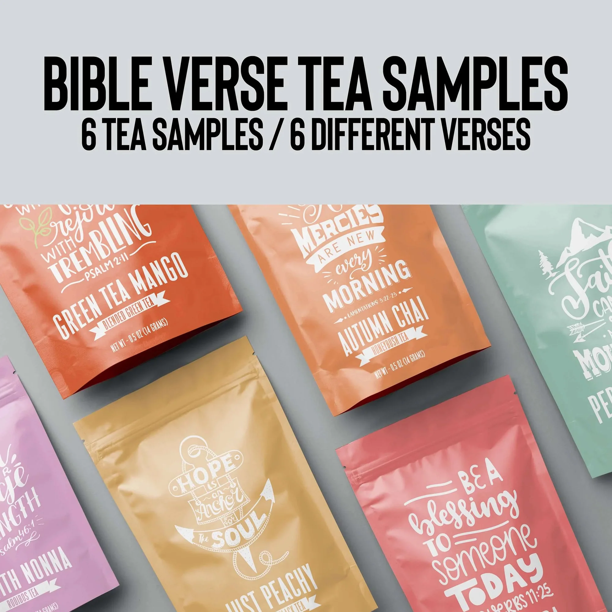 Bible Verse Tea Sampler Gift Box - 6 Teas - Image 4
