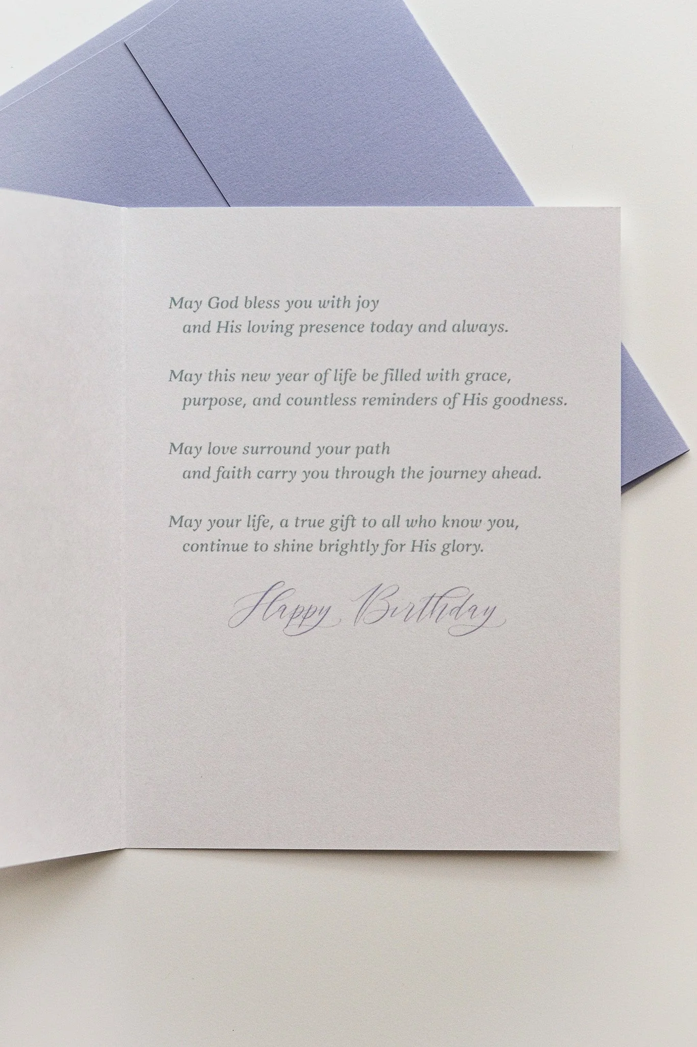 Birthday Cake Catholic Birthday Greeting Card - Image 3