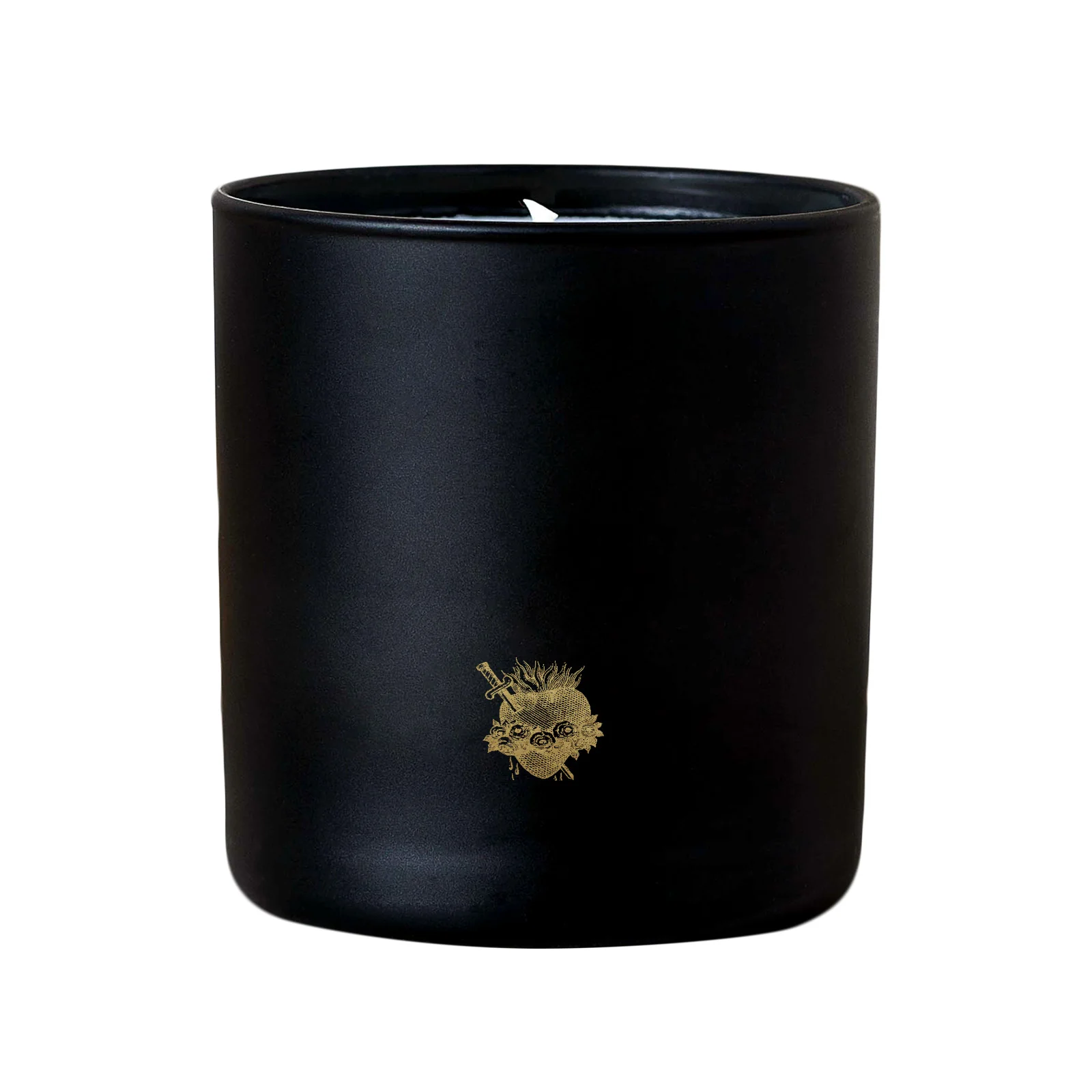 Black & Gold Two Hearts Candle - Image 4