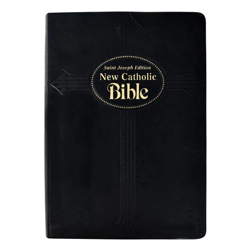 Black Large Font New Catholic Bible - DuraLux - Image 2