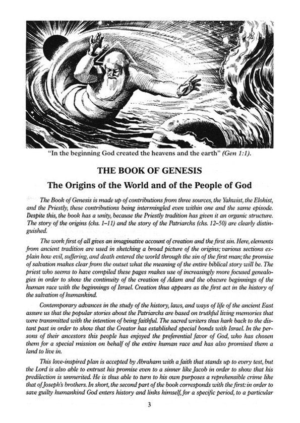 Black Large Font New Catholic Bible - Leatherette - Image 2