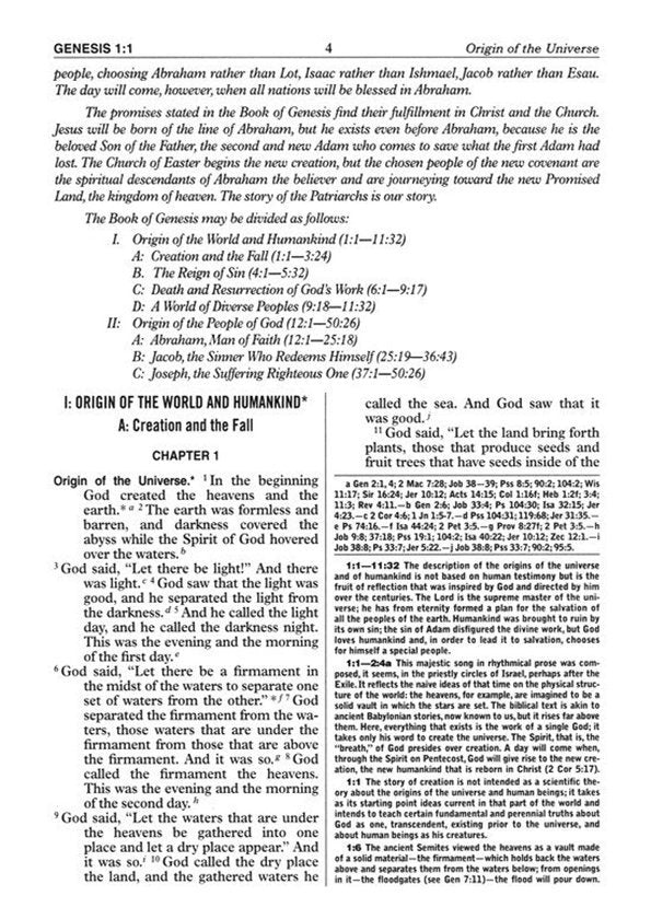Black Large Font New Catholic Bible - Leatherette - Image 3