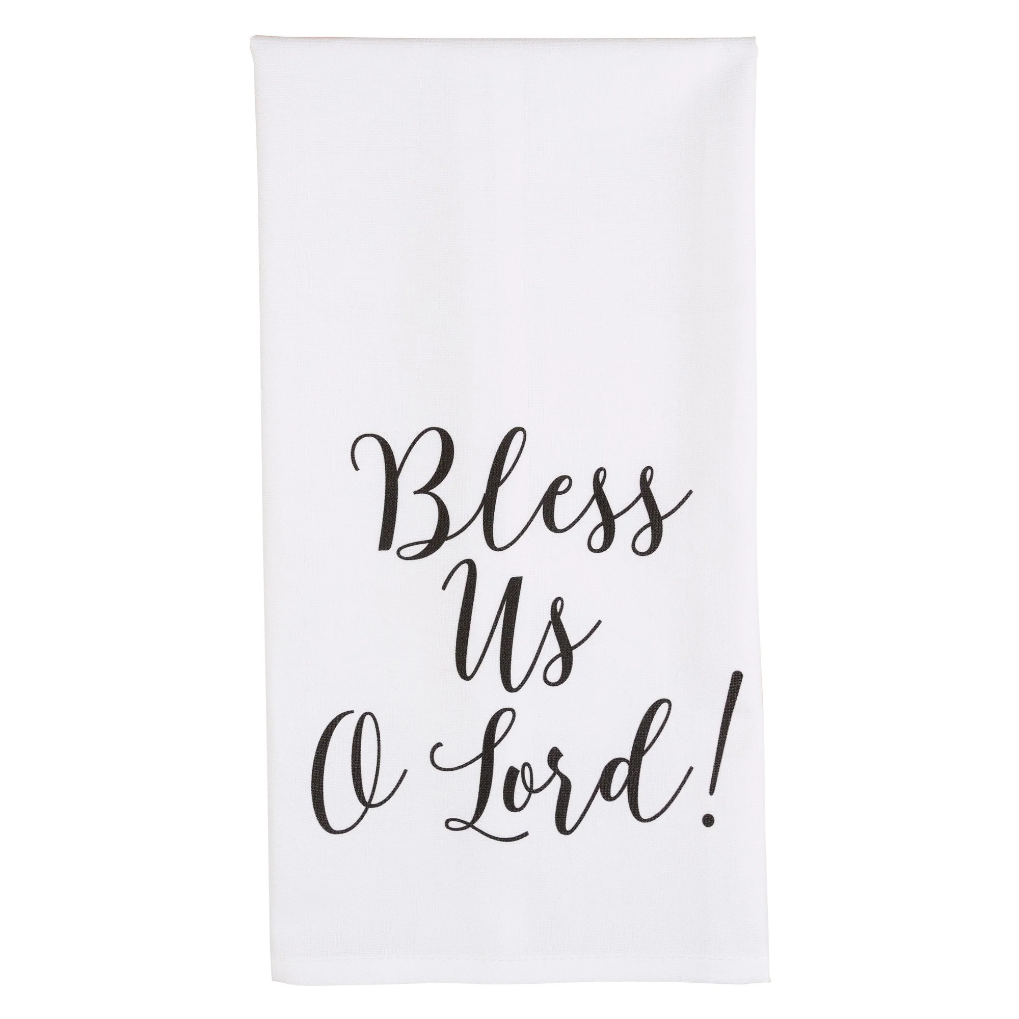 Bless Us, O Lord Calligraphy Dish Towel - Image 2